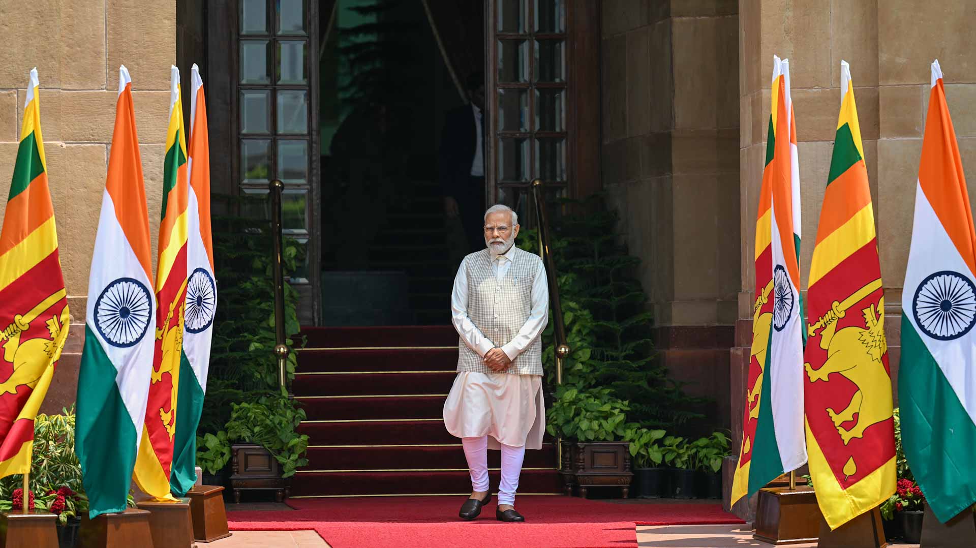 Image for the title: Modi inaugurates G20 Summit venue in New Delhi 