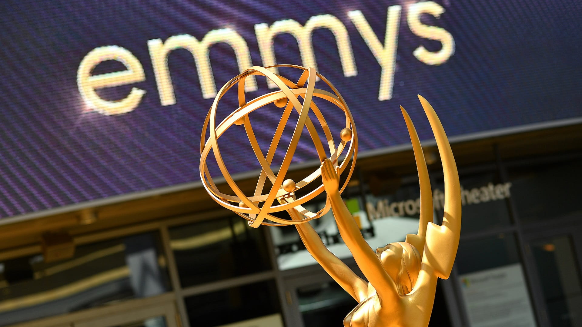 Image for the title: Emmys to be postponed due to Hollywood strikes 