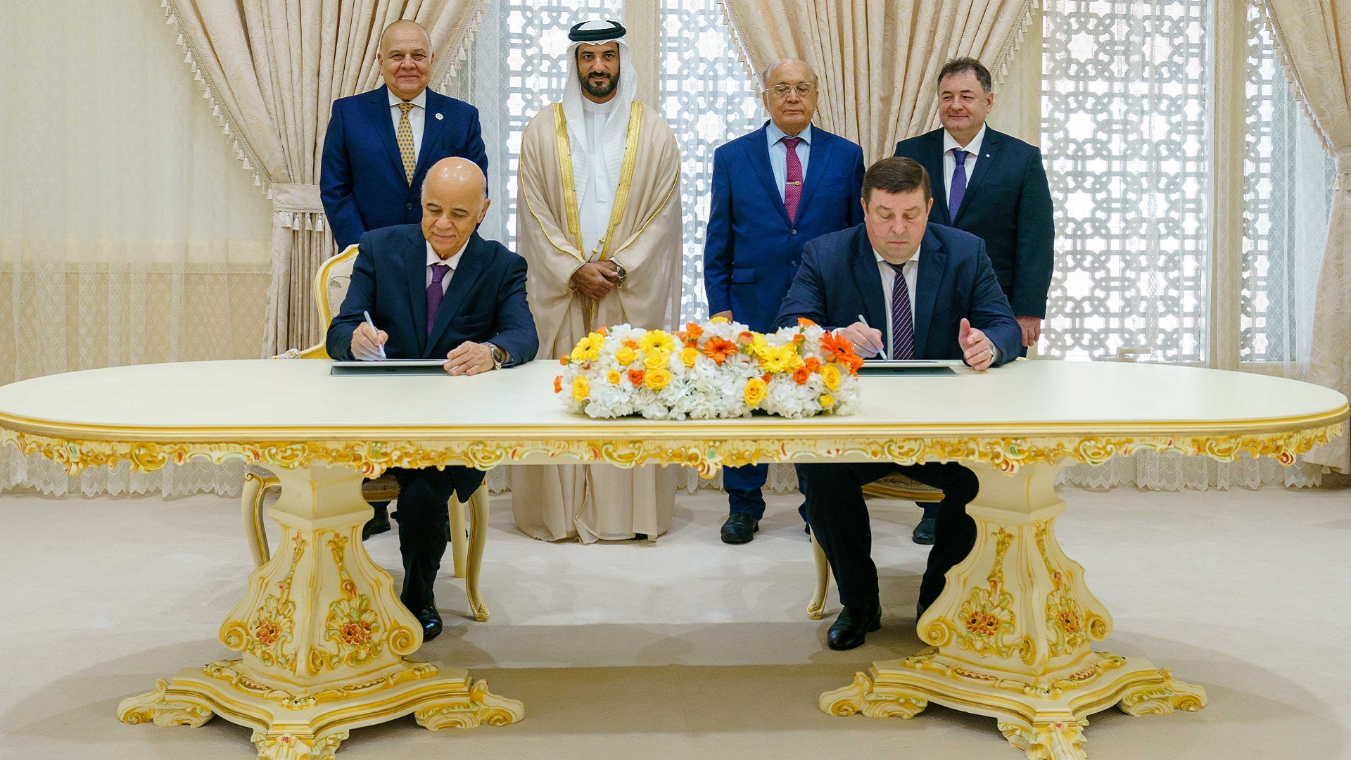 Image for the title: Sultan bin Ahmed attends UOS-Russian Universities MoU signings 