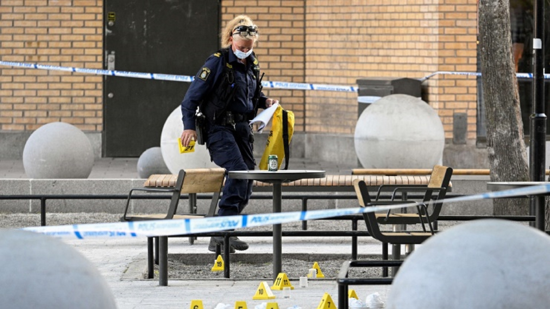 Image for the title: One killed, three injured in Stockholm shooting  