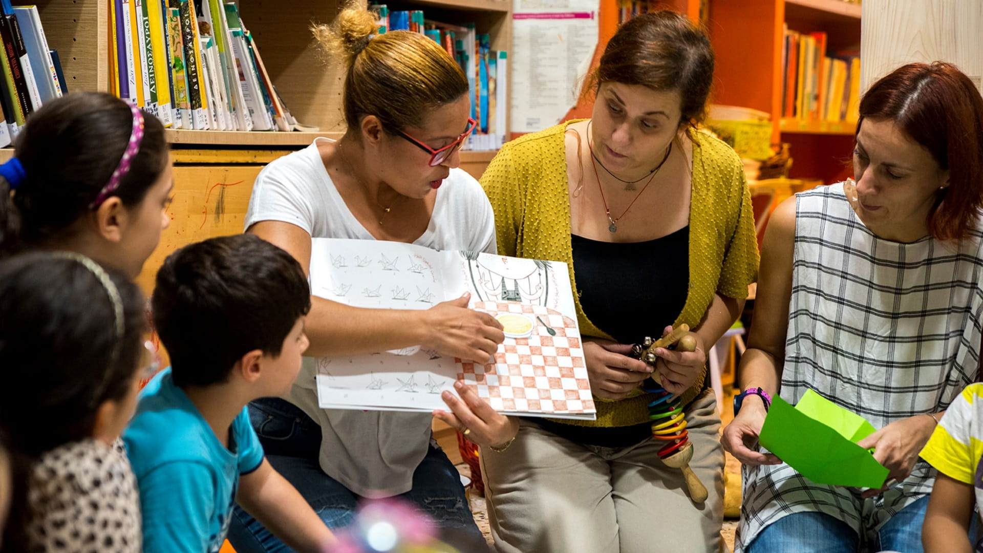 Image for the title: Books change the lives of thousands of young refugees 