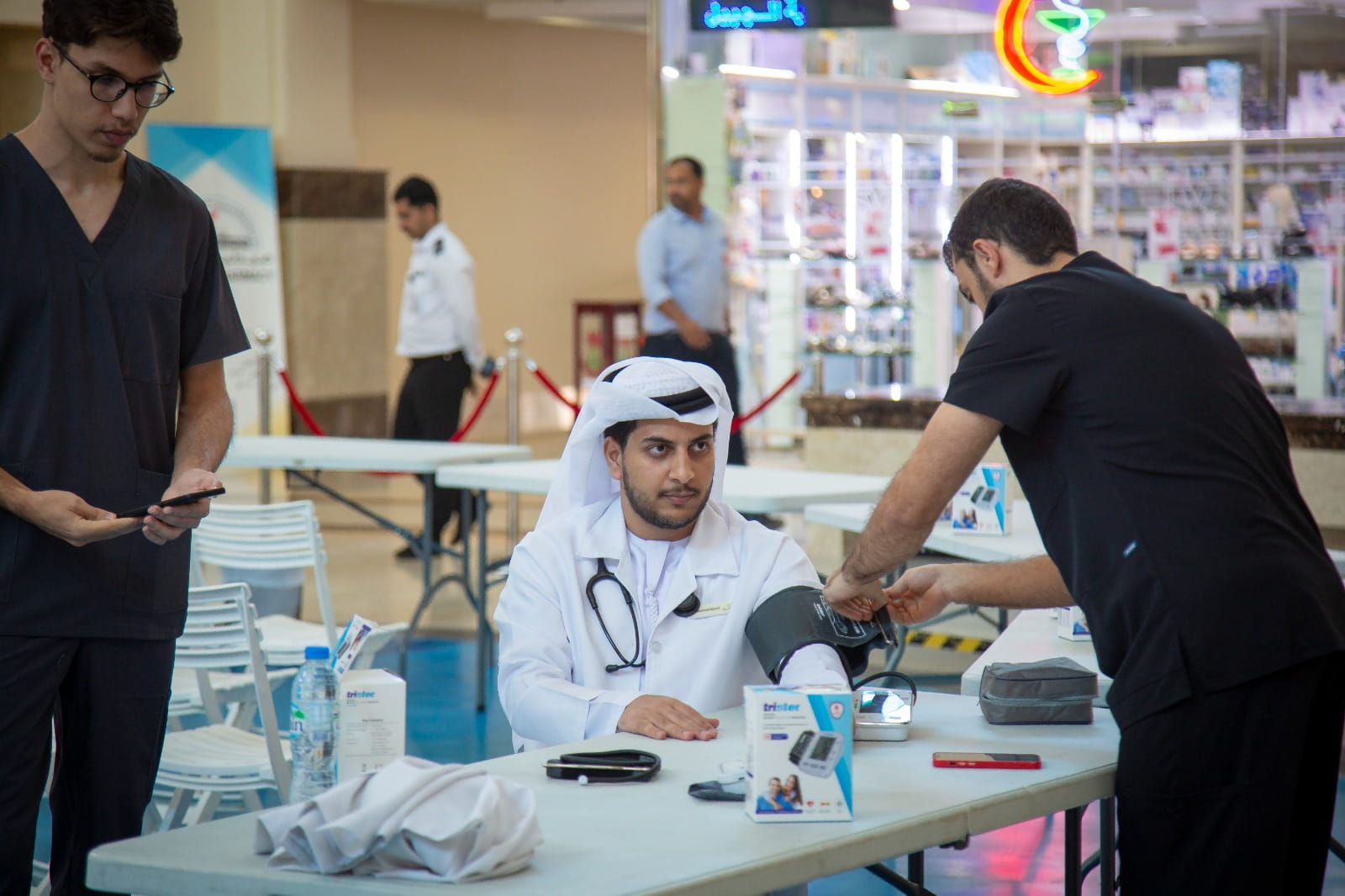 Image for the title: Souq Al Jubail Organises Free Medical Screening for Visitors 