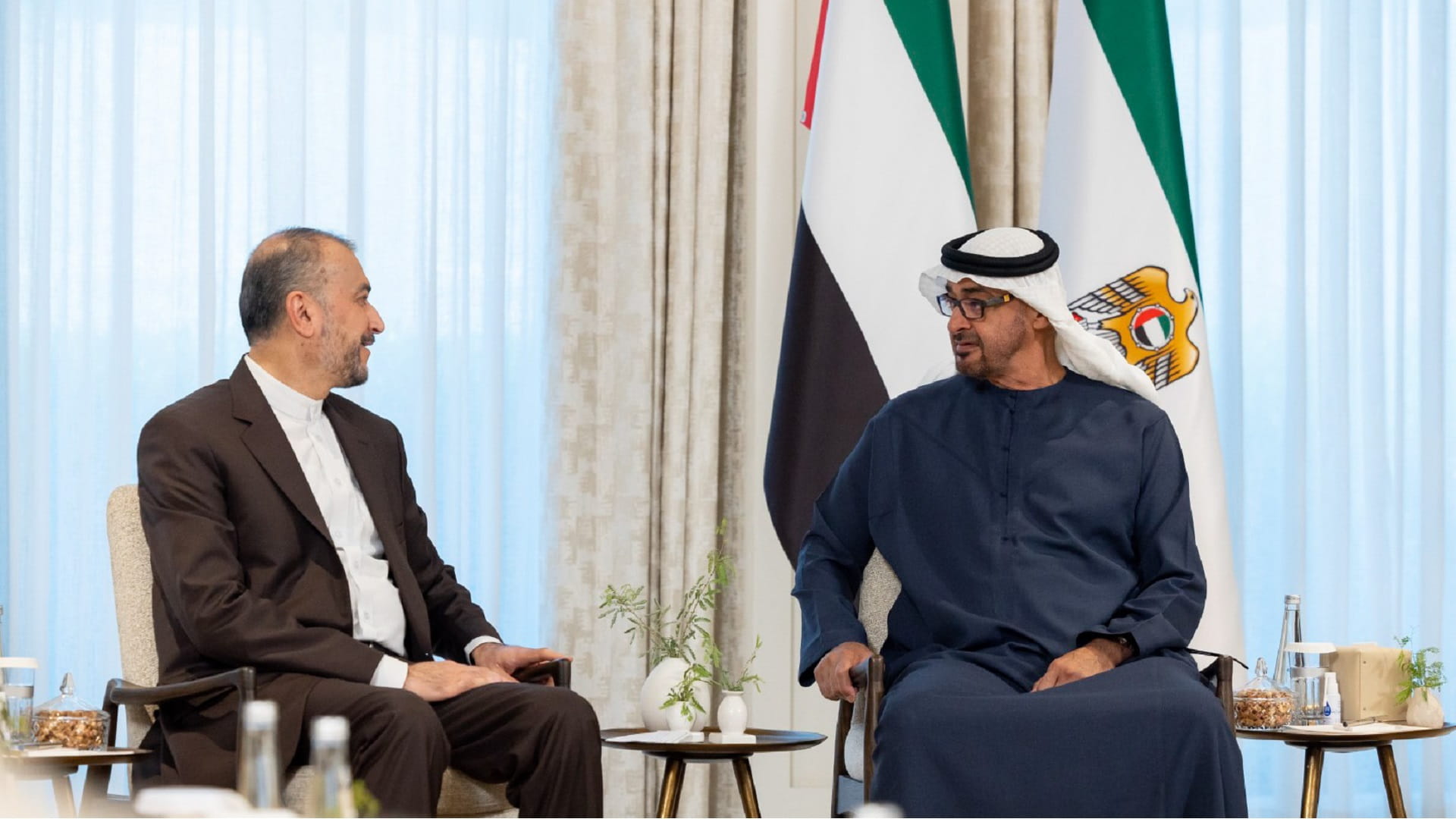 Image for the title: UAE President receives Iran’s Foreign Minister 