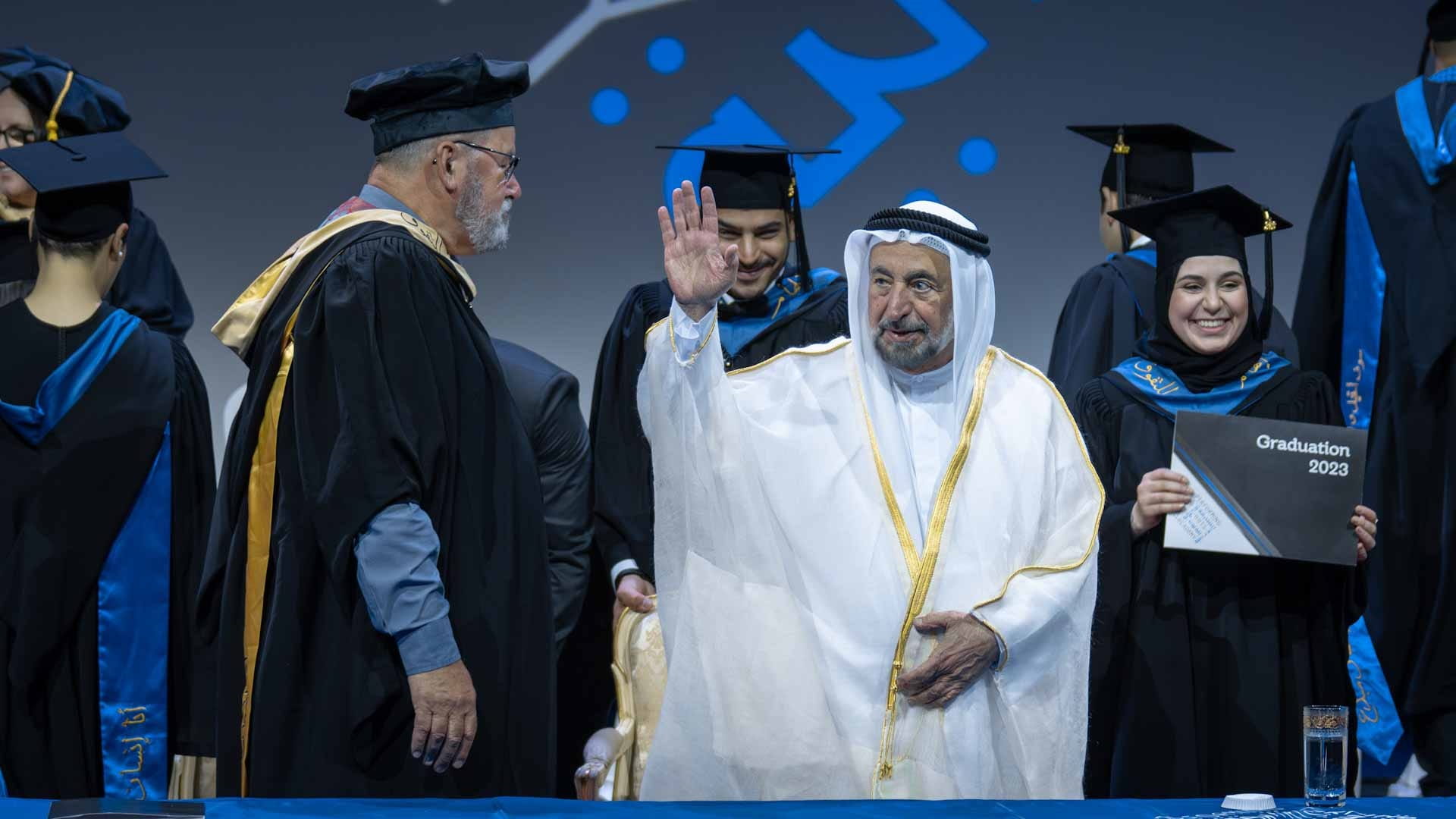 Image for the title: Sharjah Ruler witnesses graduation of first batch of SPAA 