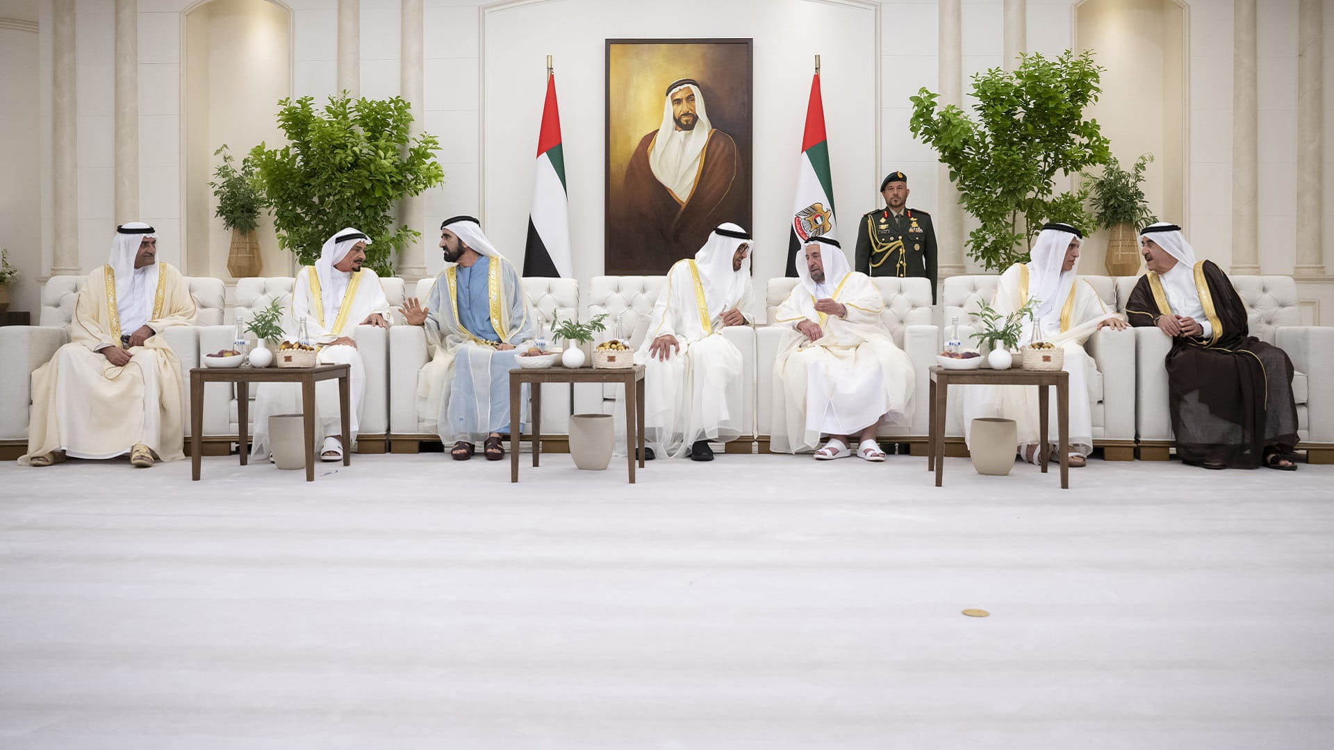 Image for the title: UAE President receives Rulers of Emirates, CPs on Eid Al Adha 