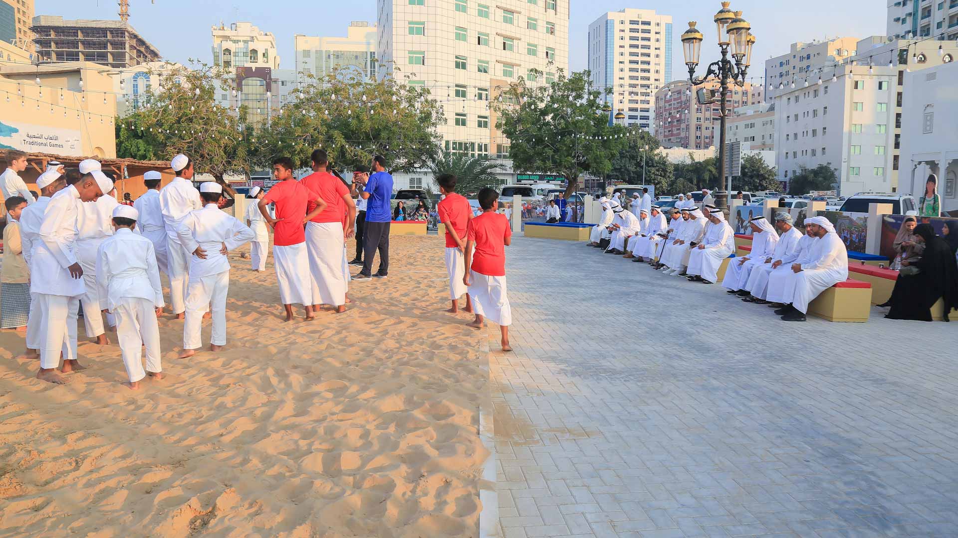 صورة بعنوان: ساحة التراث بالشارقة تشهد انطلاق البطولة العالمية للألعاب الشعبية 