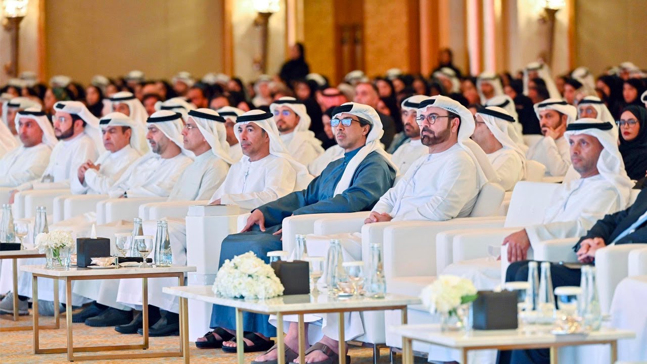 Image for the title: Mansour bin Zayed attends renaming of EINFS to EFI 