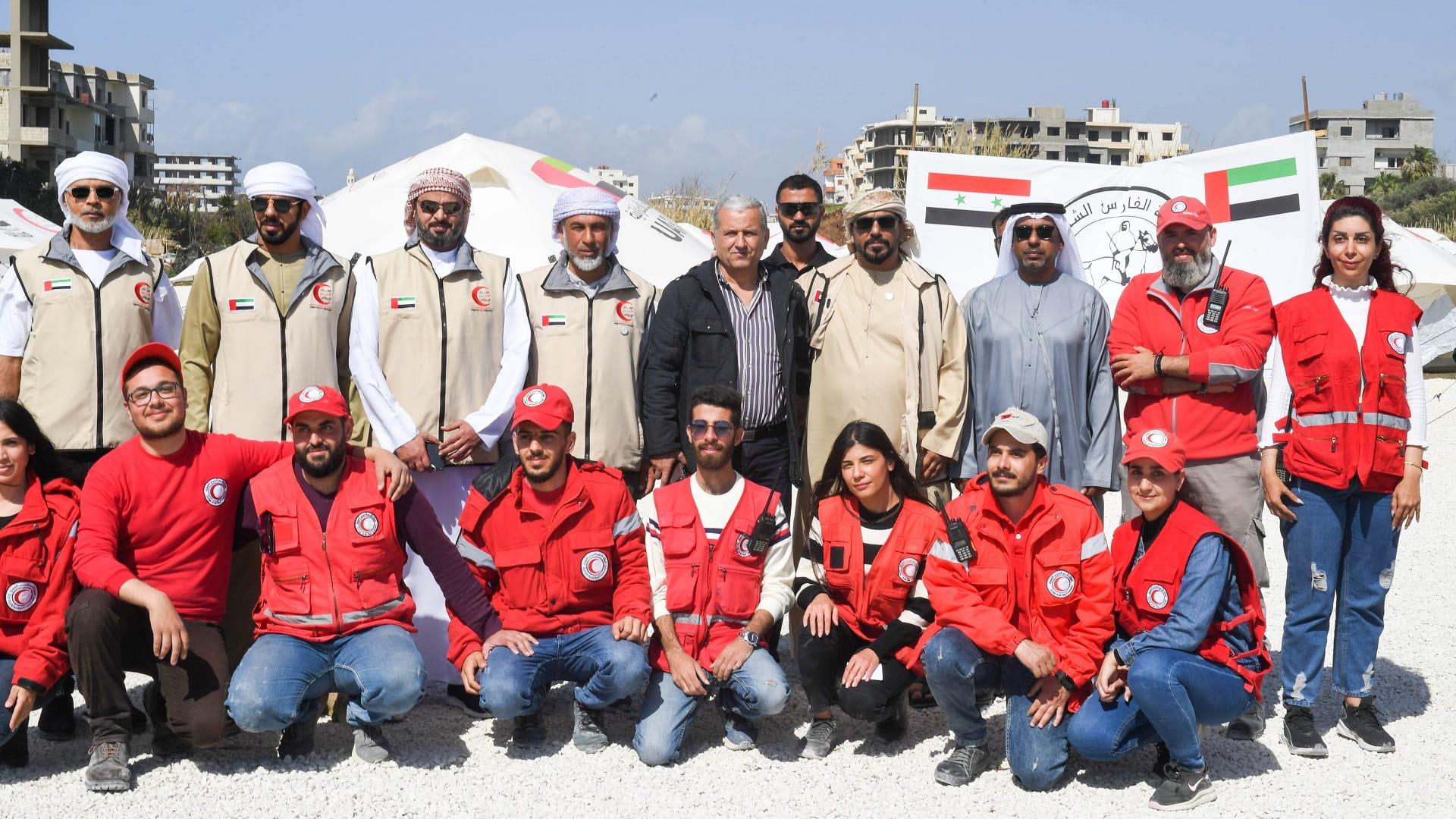 Image for the title: ERC opens temporary shelter camp for earthquake victims in Syria 