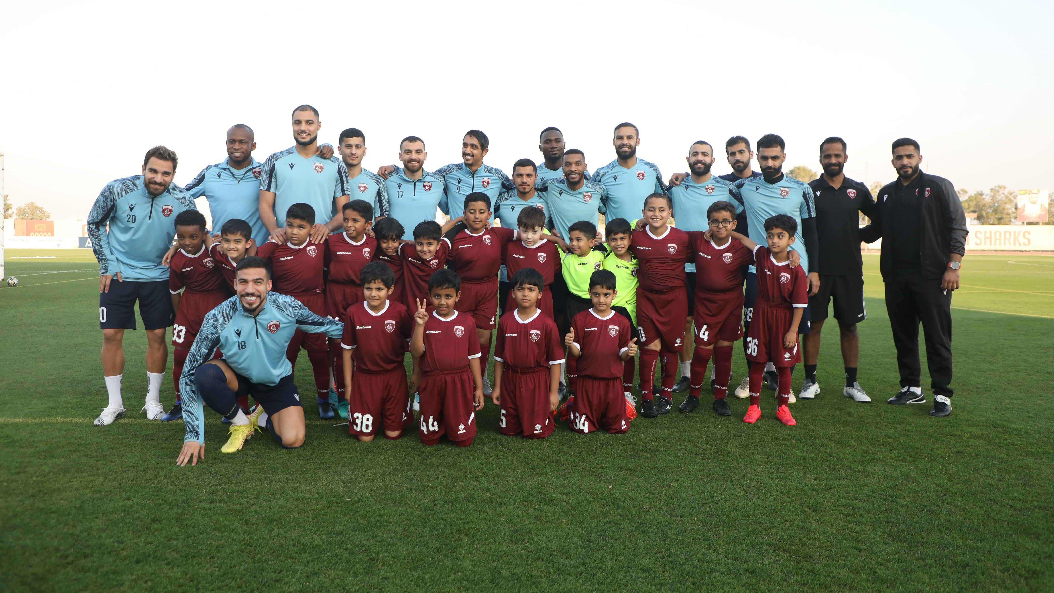 Image for the title: Al Hamriyah Club organises exhibition match 