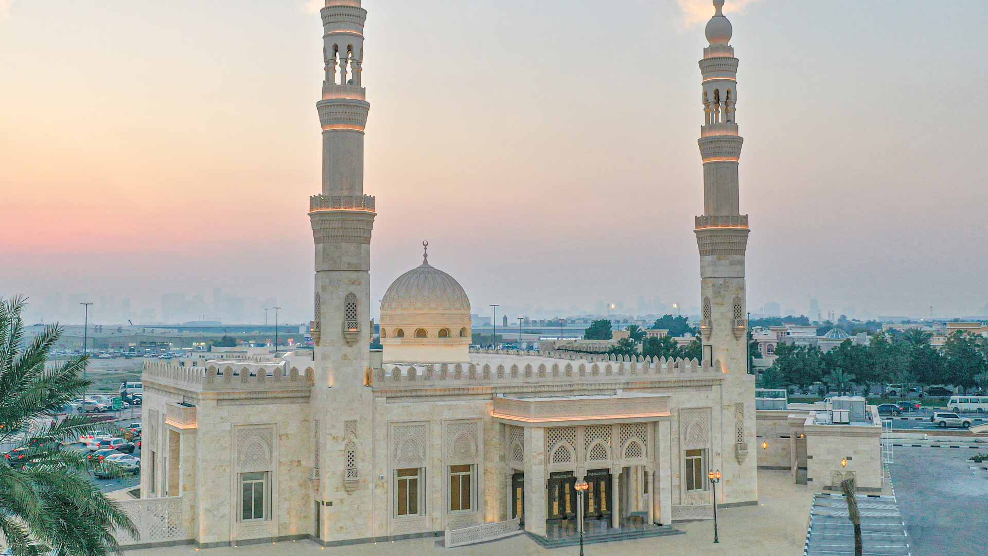 Image for the title: Halima Al Saadia Mosque debuted in Sharjah 