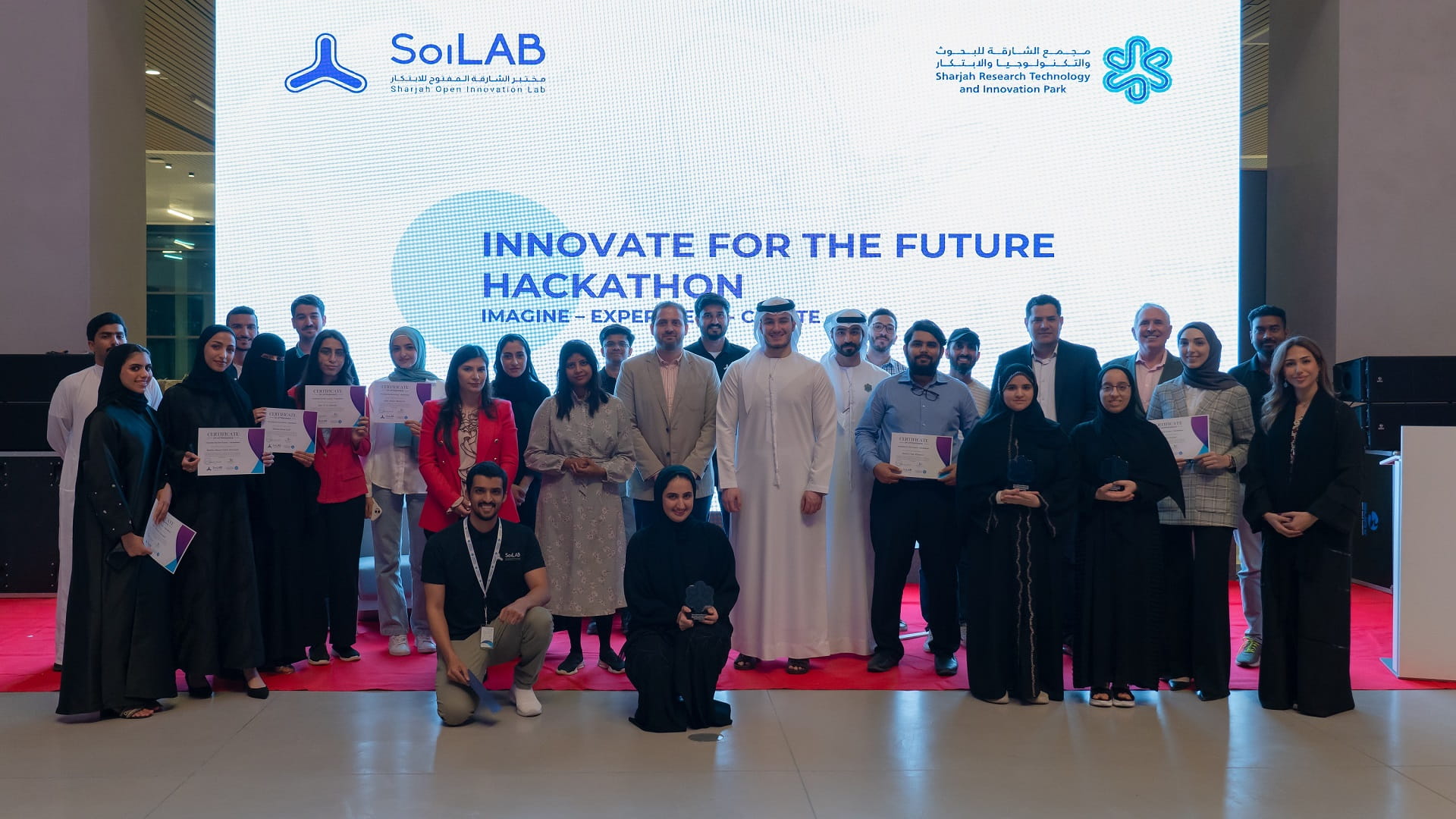 Image for the title: Smart waste tracking app headlines innovations at SOILAB Hackathon 