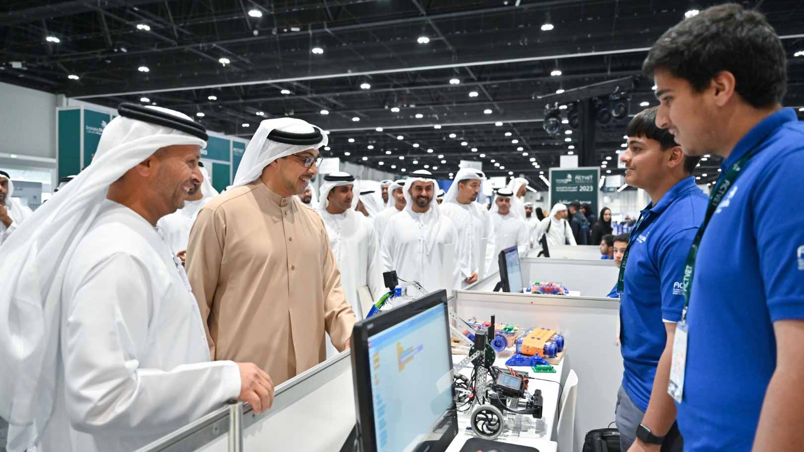 Image for the title: Mansour bin Zayed attends 14th Emirates Skills Nat'l Competition 