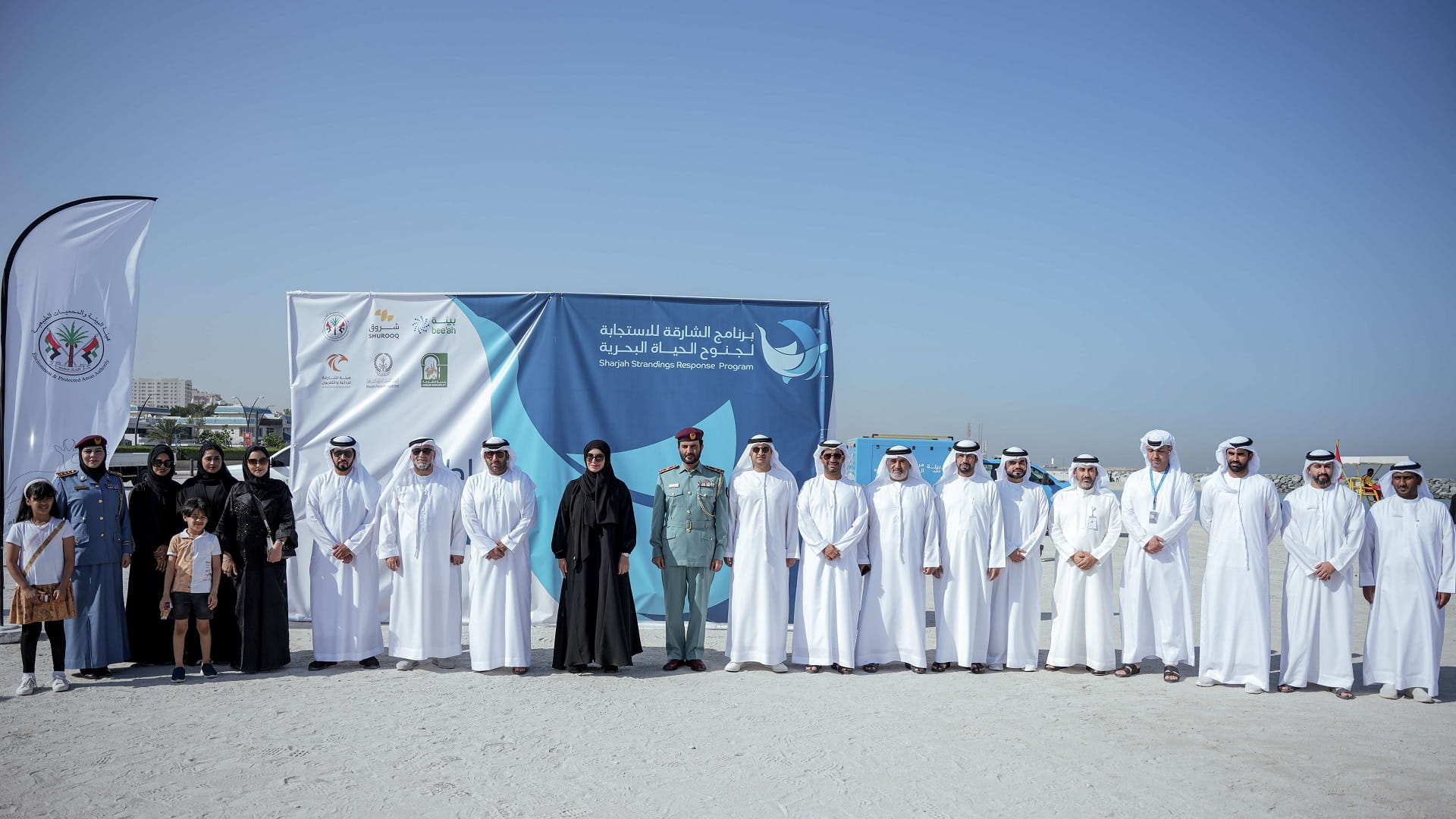 Image for the title: EPAA in Sharjah releases 158 healthy seabirds 