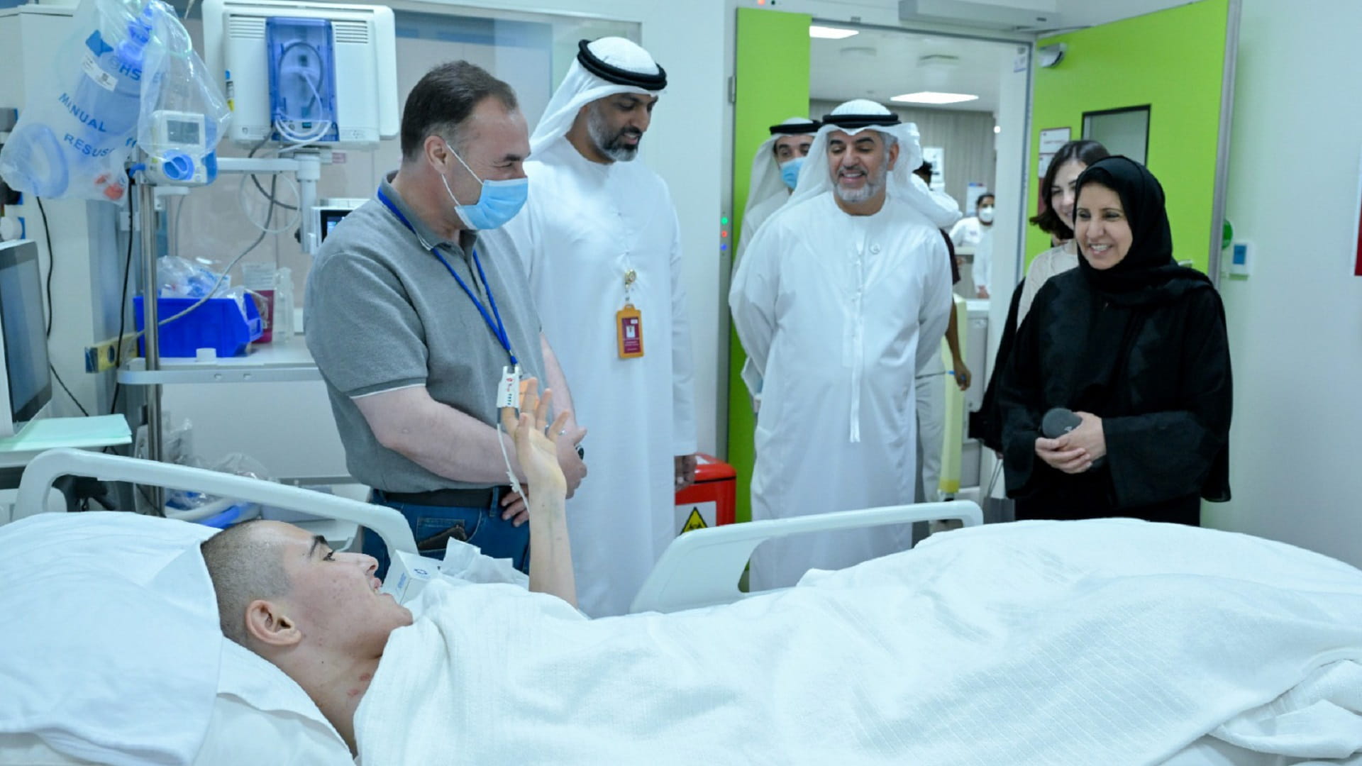 Image for the title: Sheikha Fatima checks on health of Syrian earthquake victims 