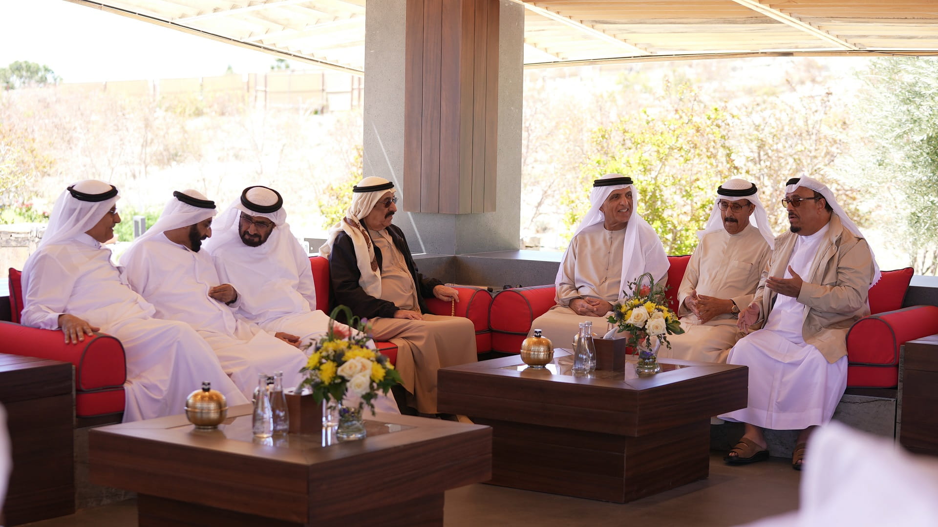 Image for the title: RAK Ruler receives ministers, high-ranking officials 