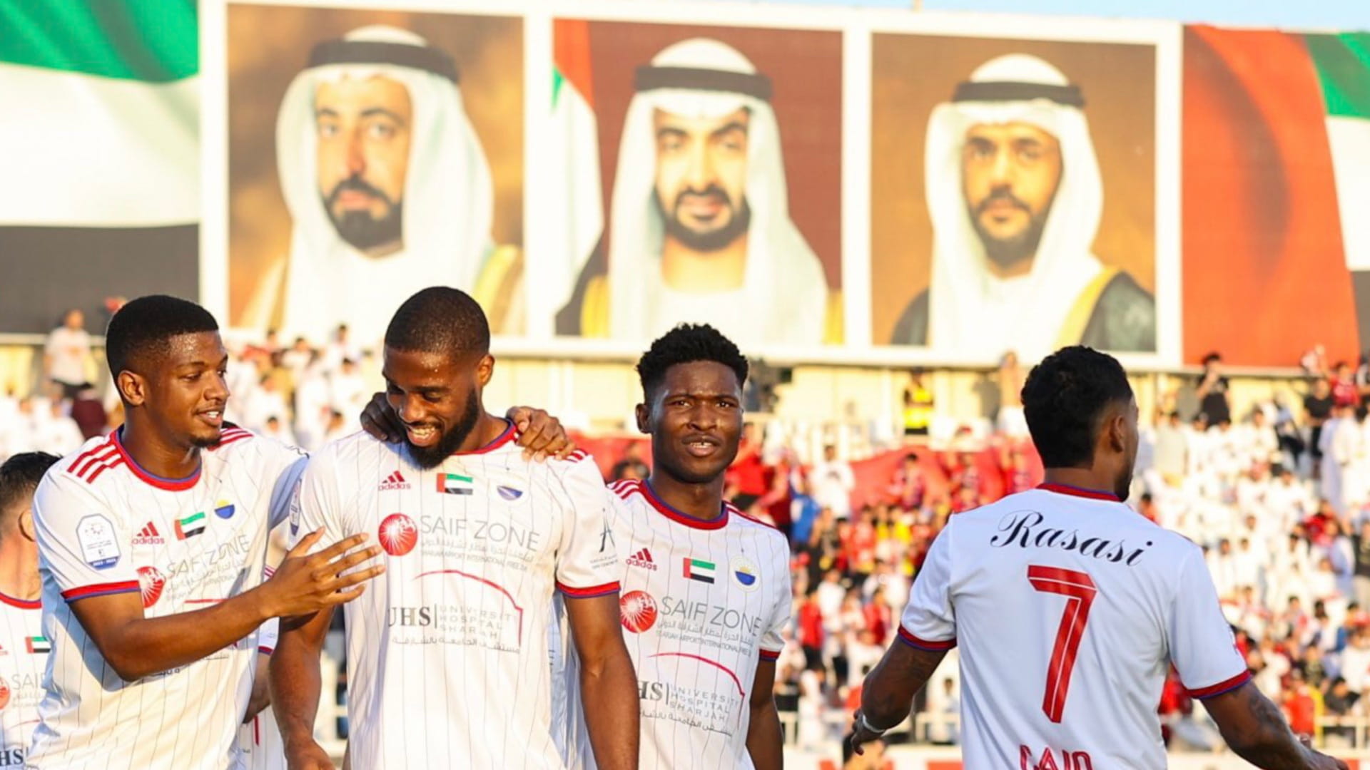 Image for the title: Sharjah beat Al Batayeh 3-0 in the ADNOC Pro League 