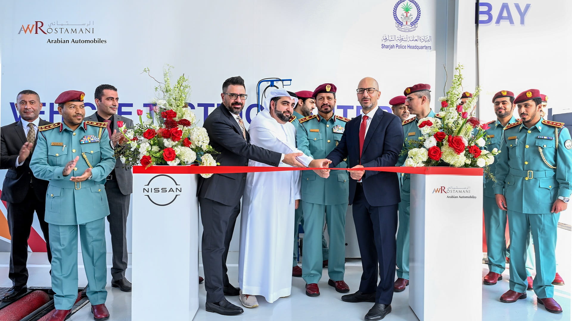 Image for the title: Al Shamsi inaugurates vehicle inspection centre at Al Rostamani 