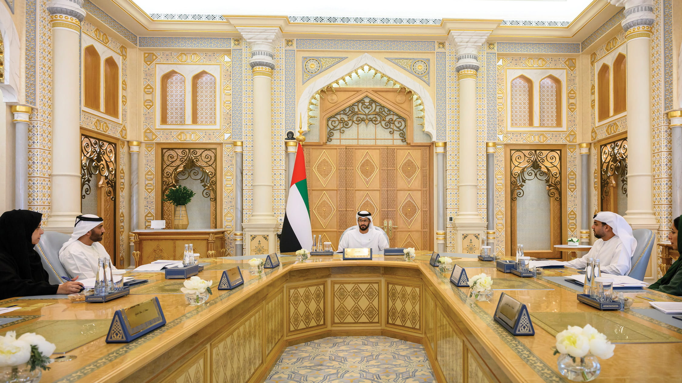 Image for the title: Zayed bin Hamdan bin Zayed chairs UAE Media Council first meeting 
