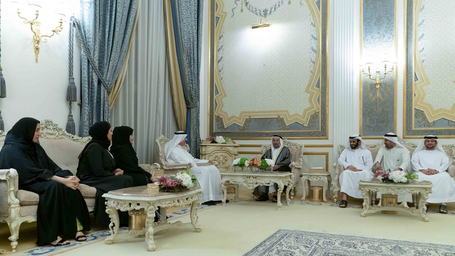 Image for the title: Sharjah Ruler exchanges Ramadan greetings with FNC Speaker 