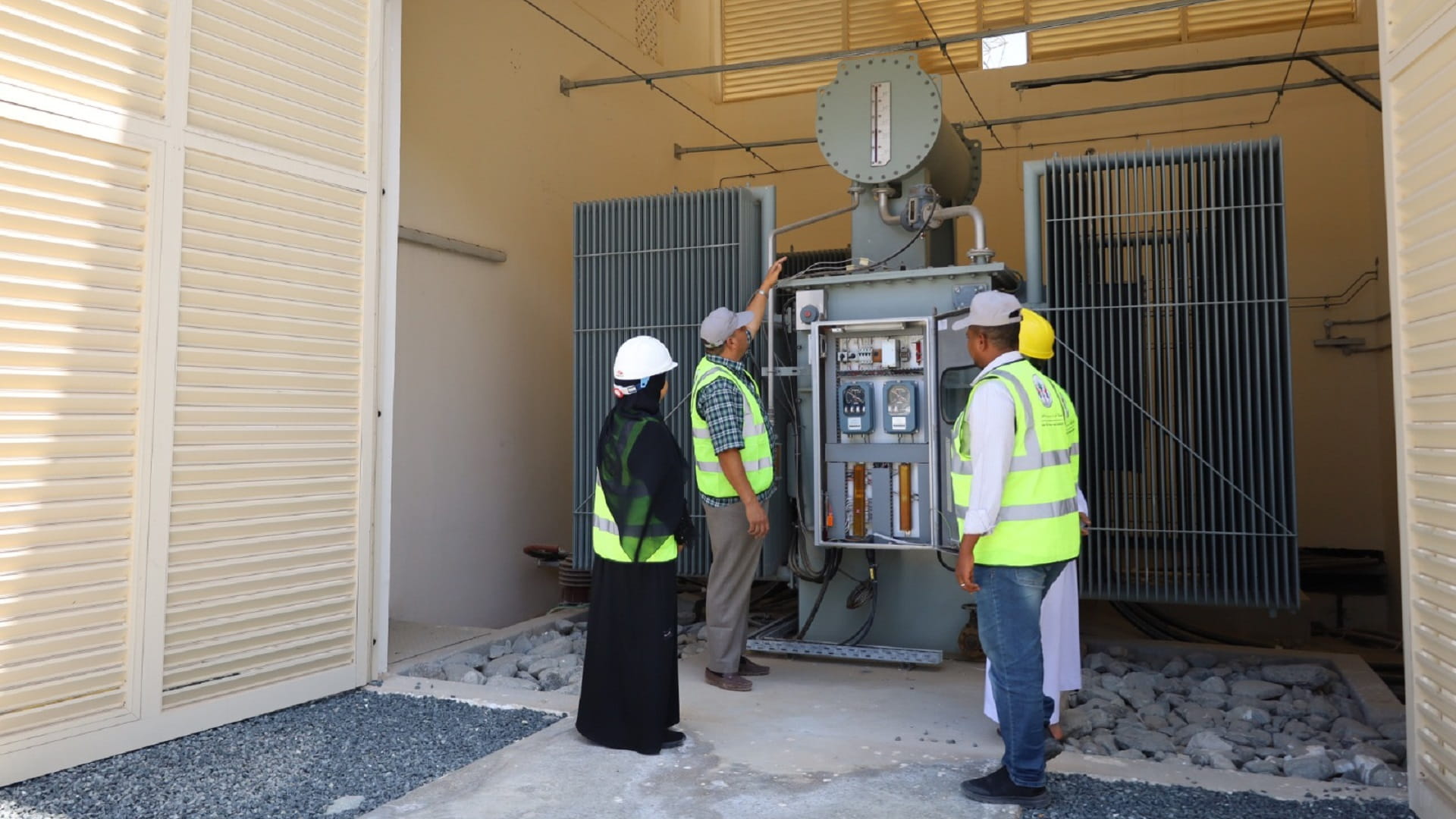 Image for the title: SEWA completes projects to transfer power from Kalba to WAH 