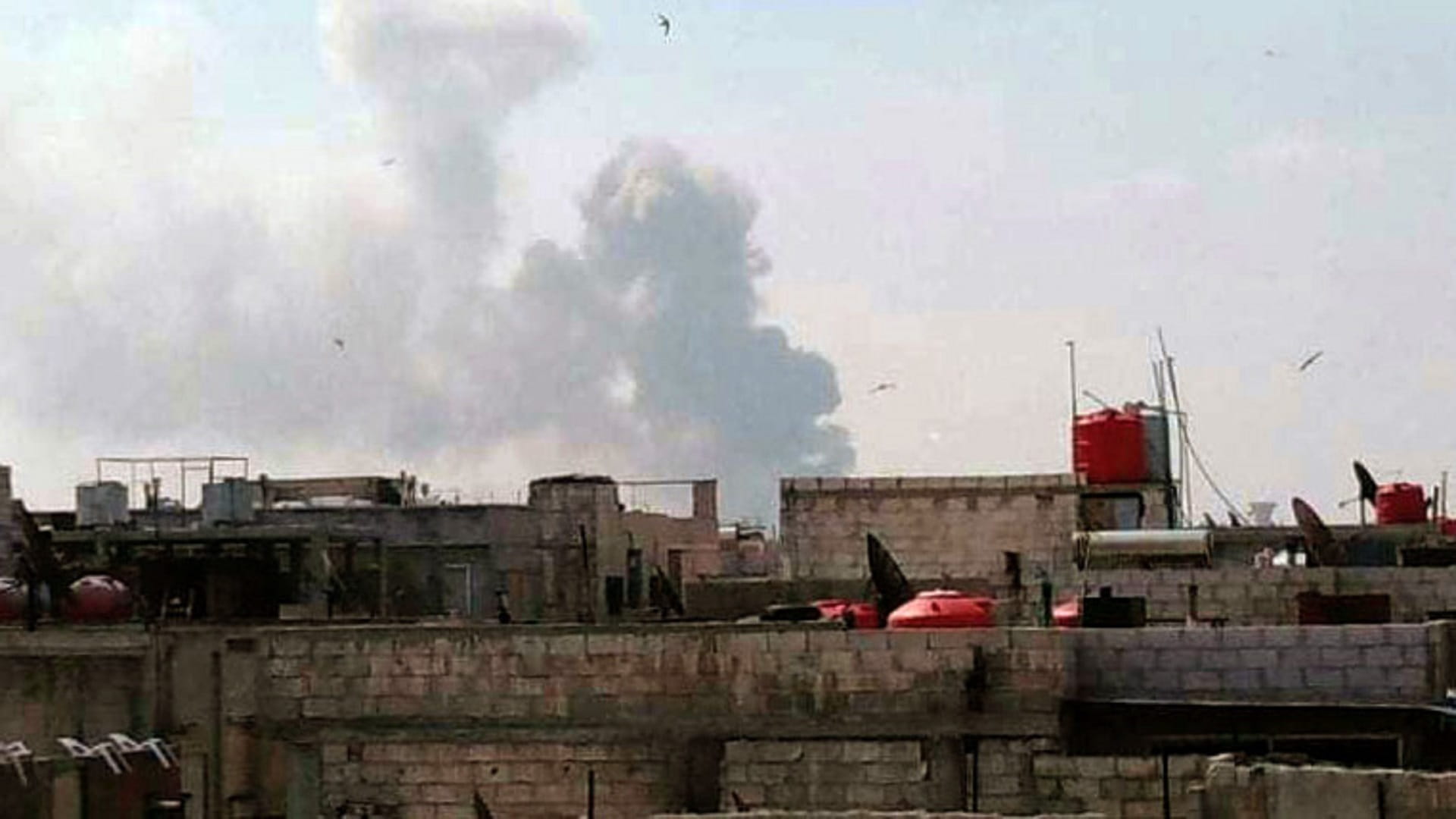 Image for the title: Five wounded in Israeli air strike near Syria's Homs 