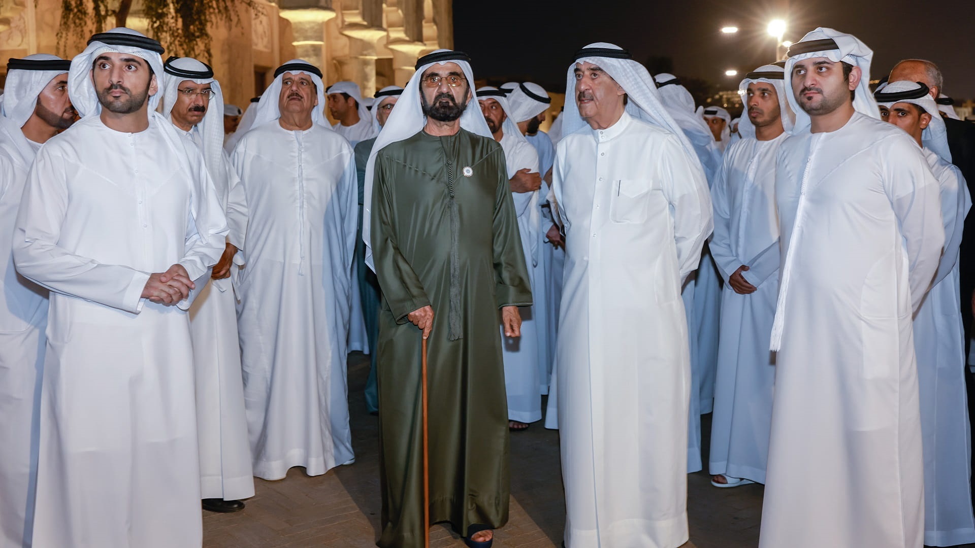 Image for the title: Mohammed bin Rashid meets with UAQ Ruler 