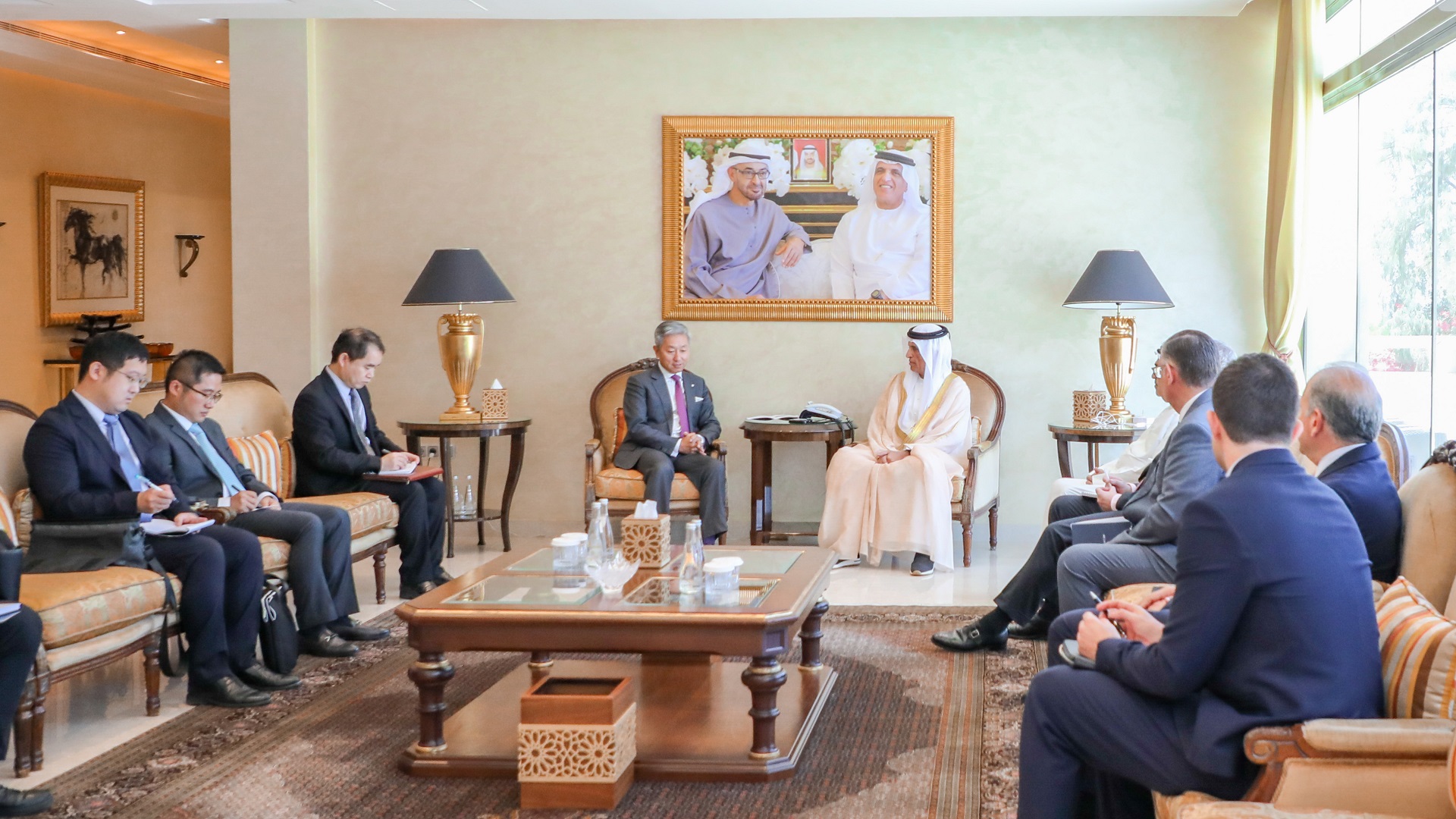 Image for the title: RAK Ruler receives Ambassador of China 