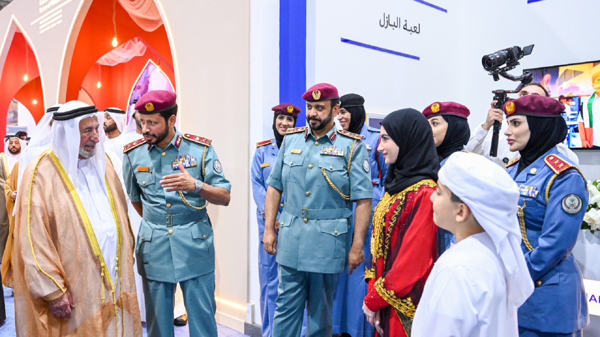 Image for the title: Sharjah Ruler visits SP’s pavilion at 14th SCRF 