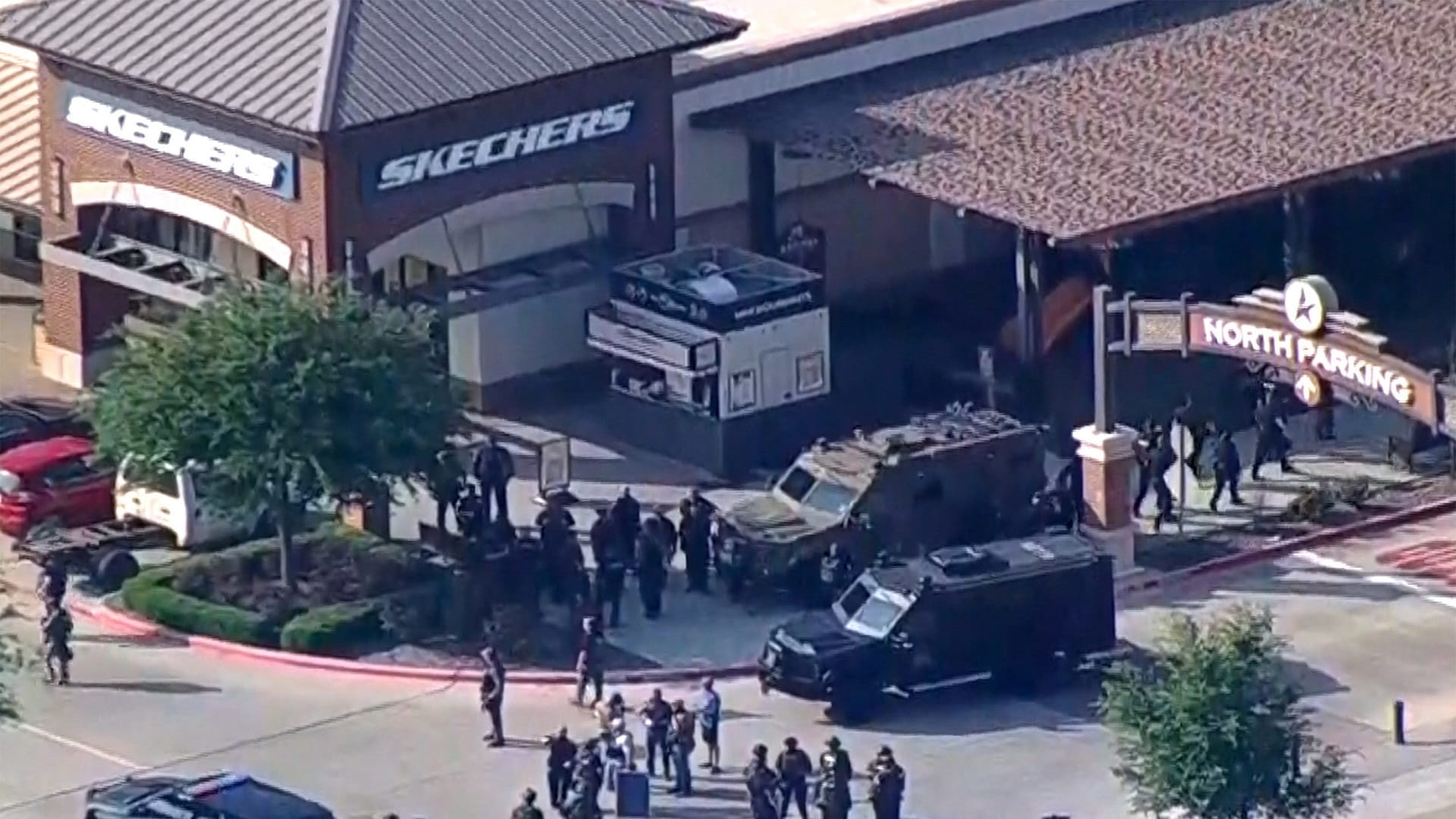 Image for the title: Nine dead after shooting rampage at Texas mall 