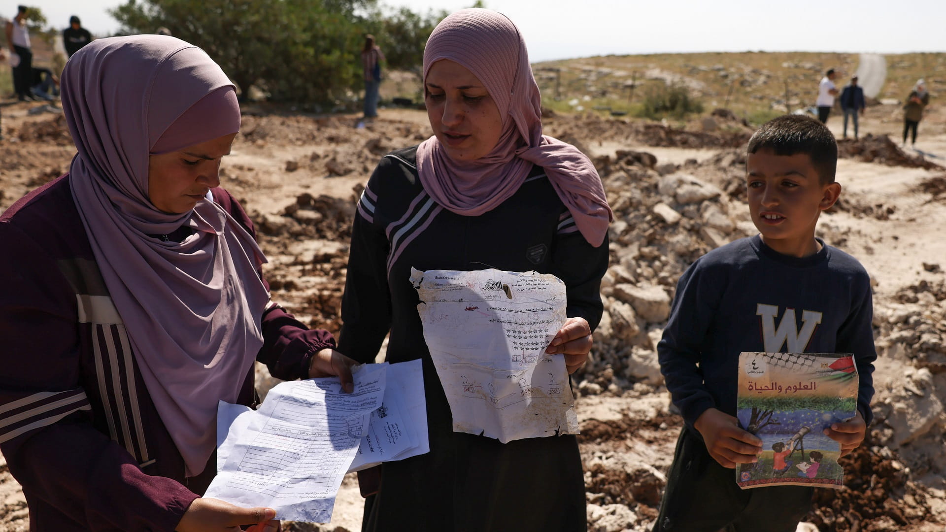 Image for the title: Israel demolishes Palestinian school, drawing EU rebuke 