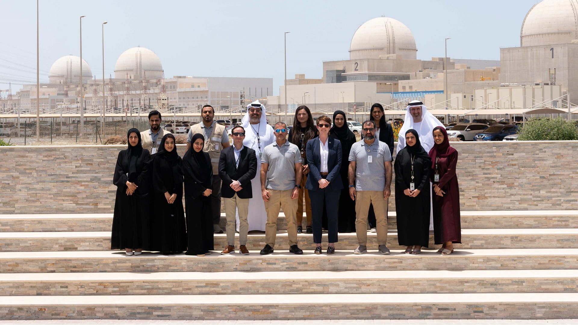 Image for the title: US Dept of Energy official visits Barakah Nuclear Energy Plant 