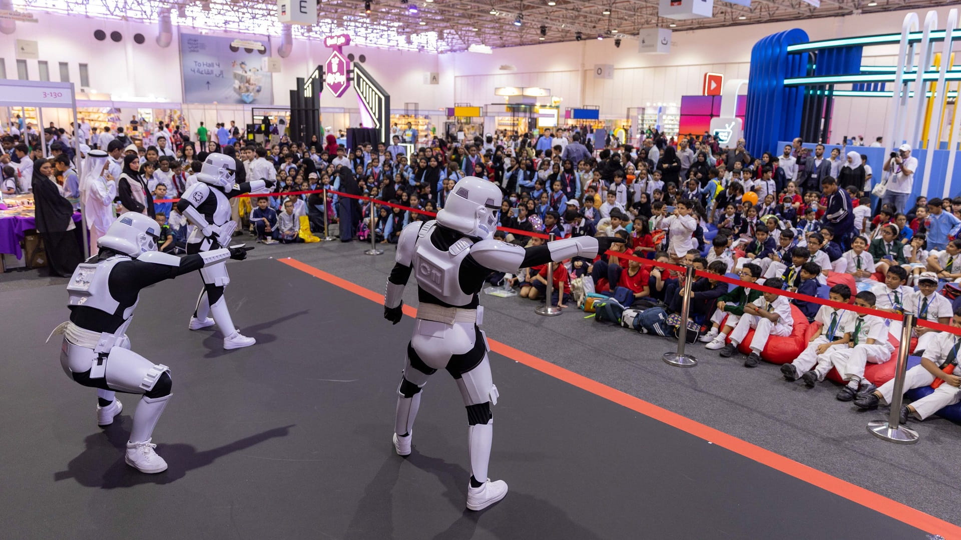 Image for the title: Stormtroopers make grand appearance at SCRF 2023 