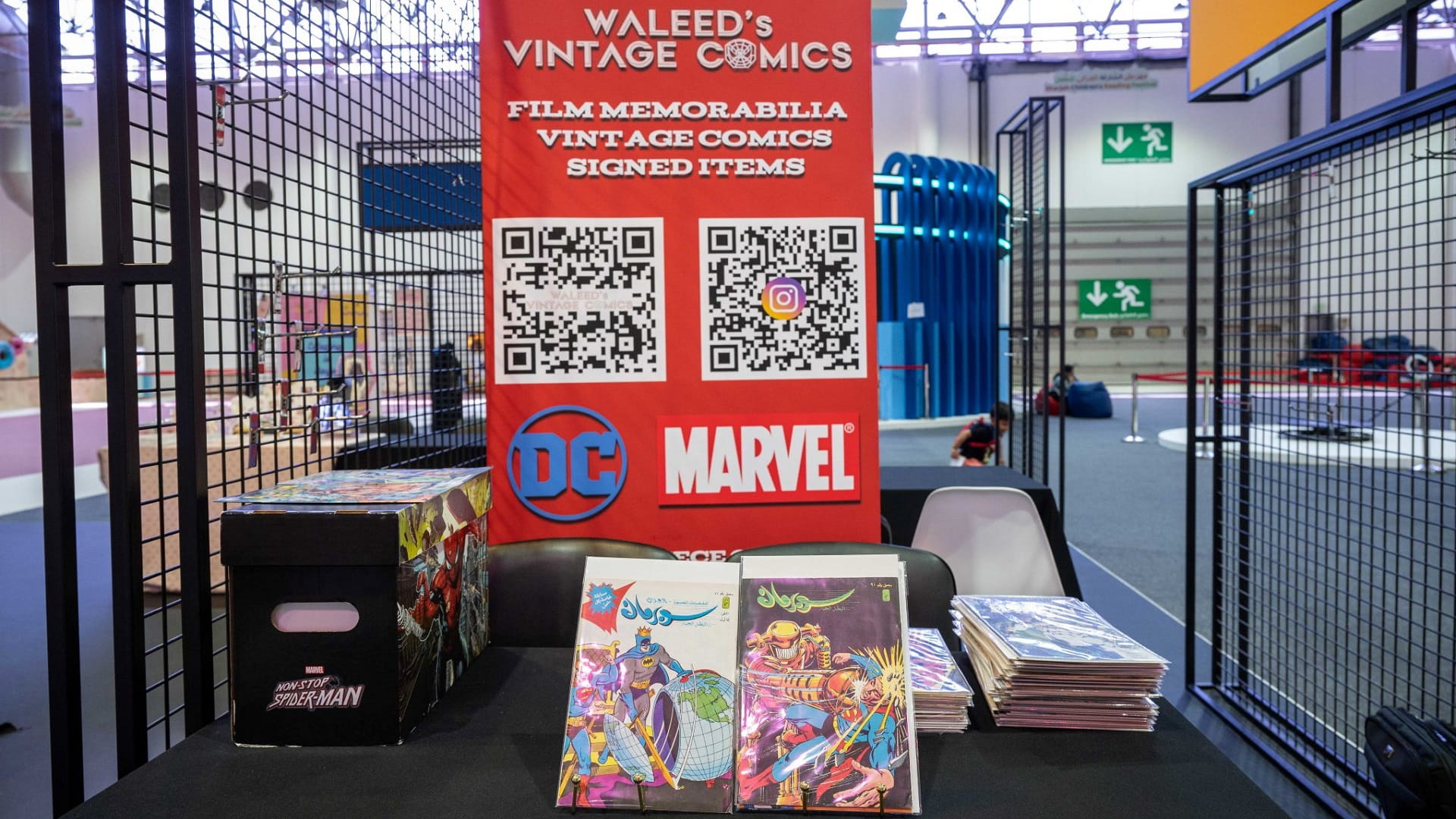 Image for the title: Comics collector shares passion for old printed editions at SCRF 