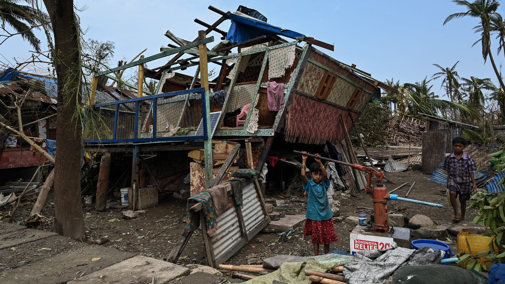 Image for the title: Cyclone Mocha death toll rises to 81 in Myanmar 