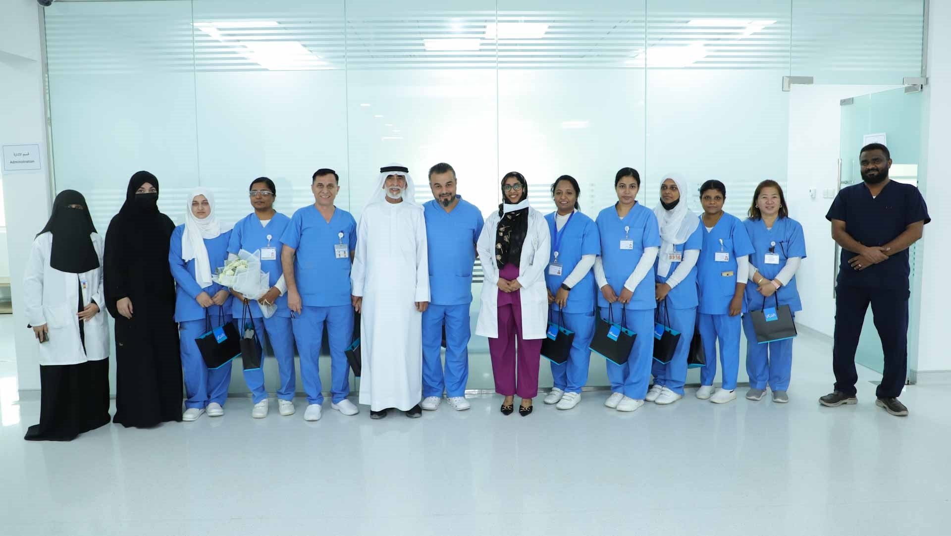 Image for the title: Parents Council honours nursing staff at Al Dhaid Health Center 