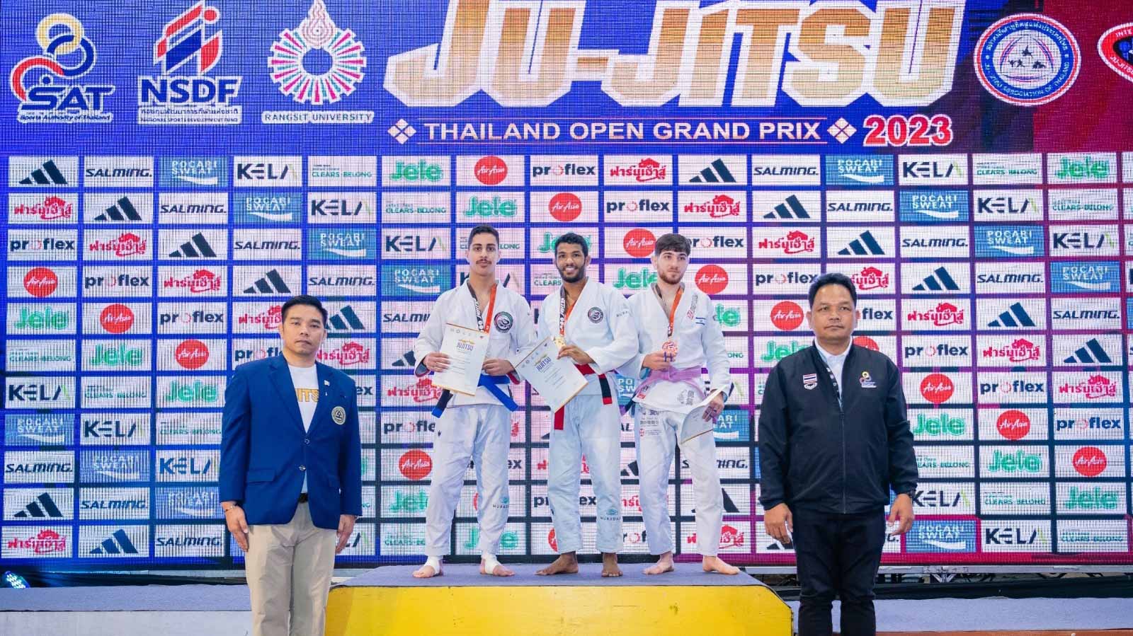 Image for the title: UAE jiu-jitsu team bag 15 medals at Thailand Open Grand Prix 2023 