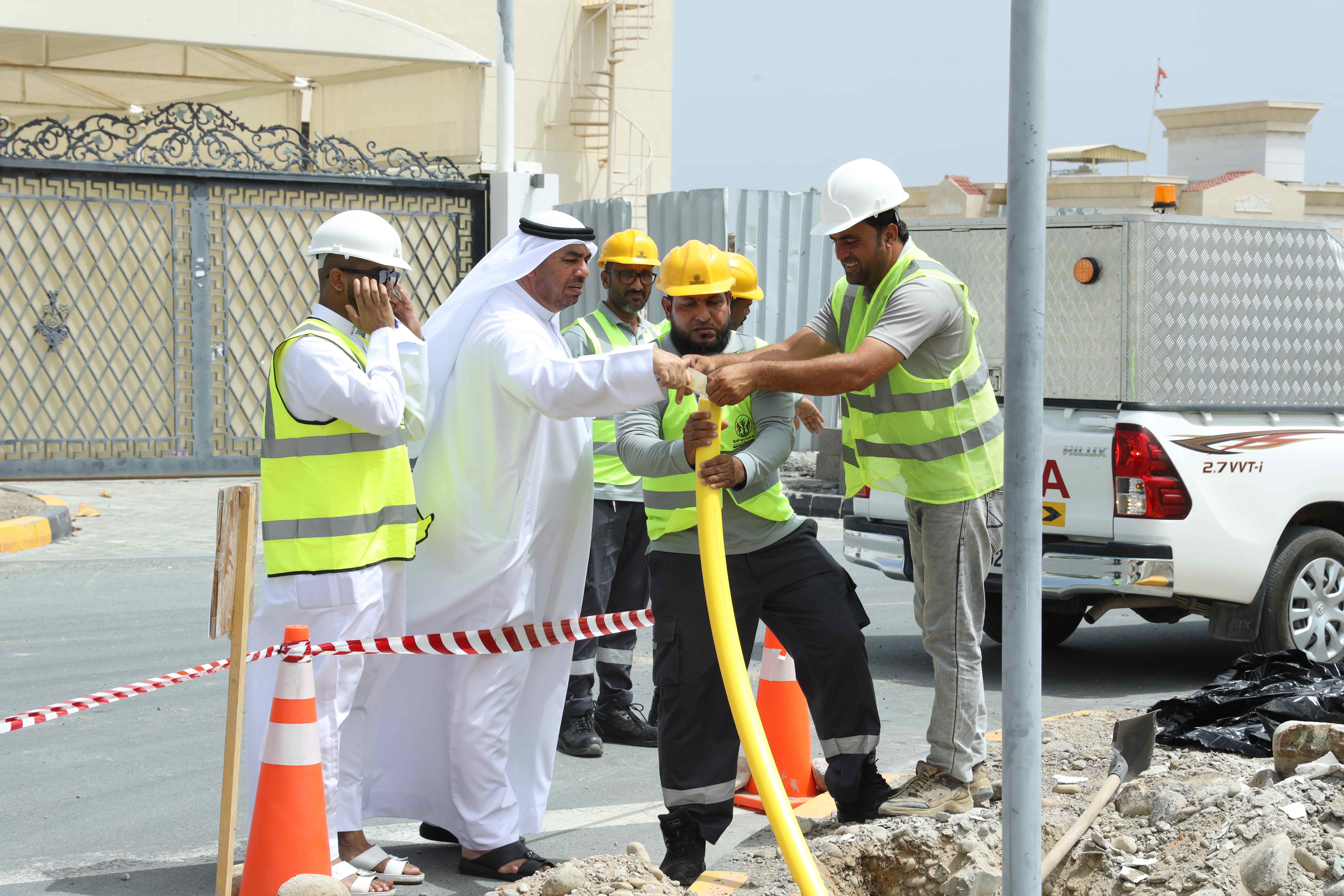 Image for the title: SEWA completes natural gas project in Khorfakkan 