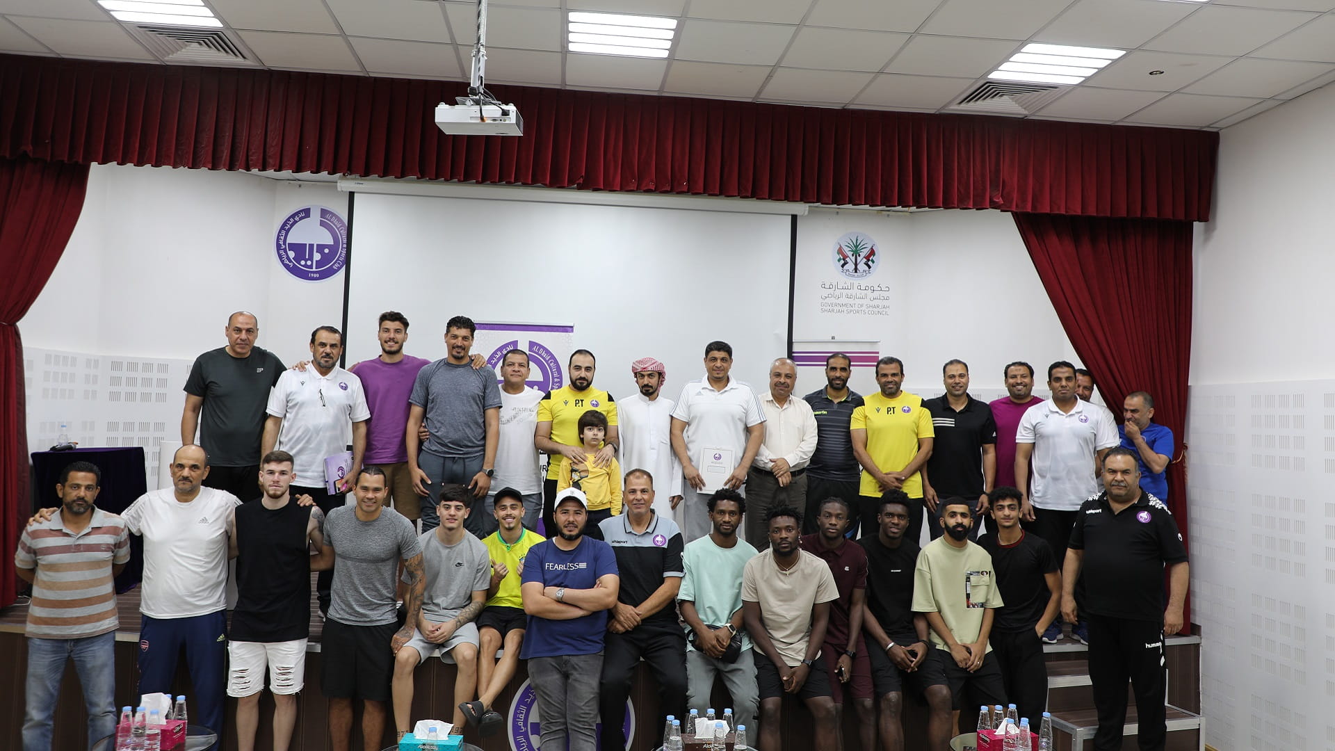 Image for the title: Al Dhaid Club raises athletes awareness of healthy eating 