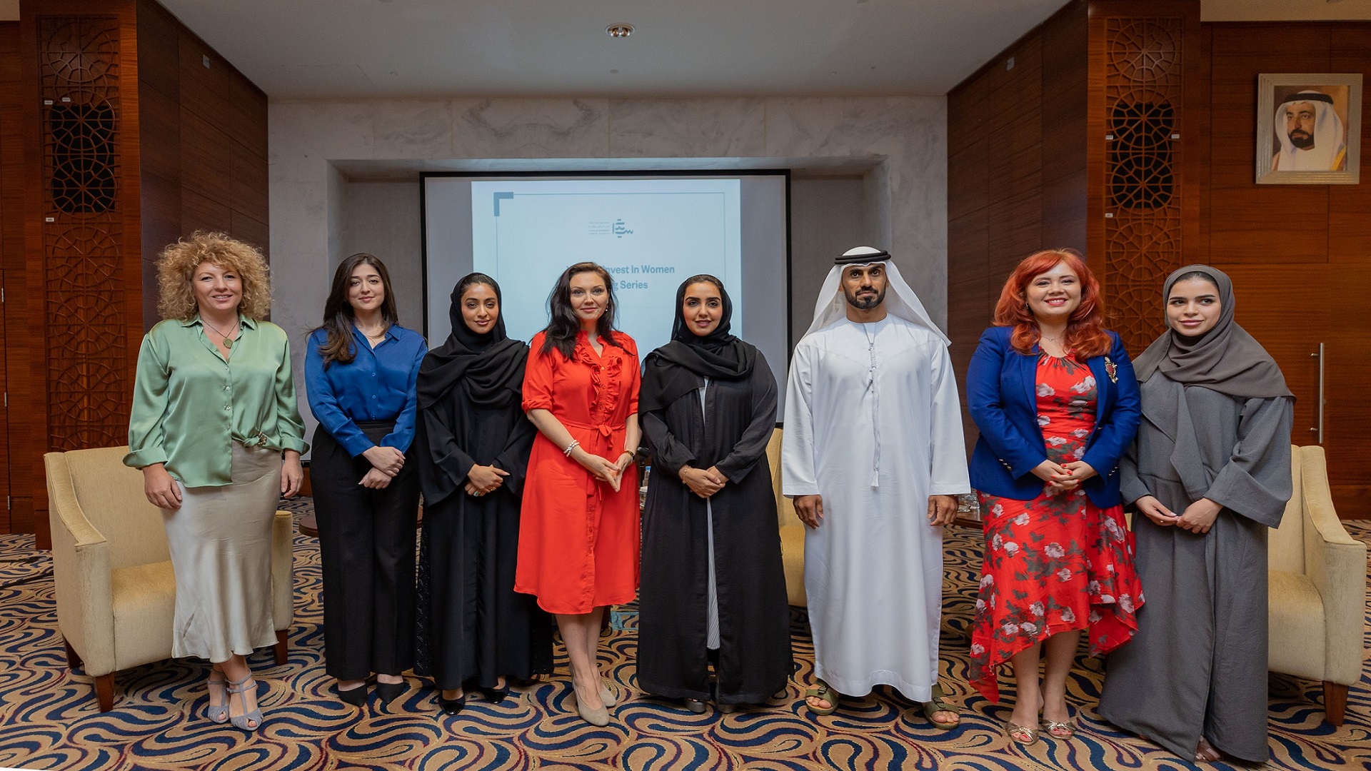 Image for the title: Businesswomen exchange experiences in Sharjah 