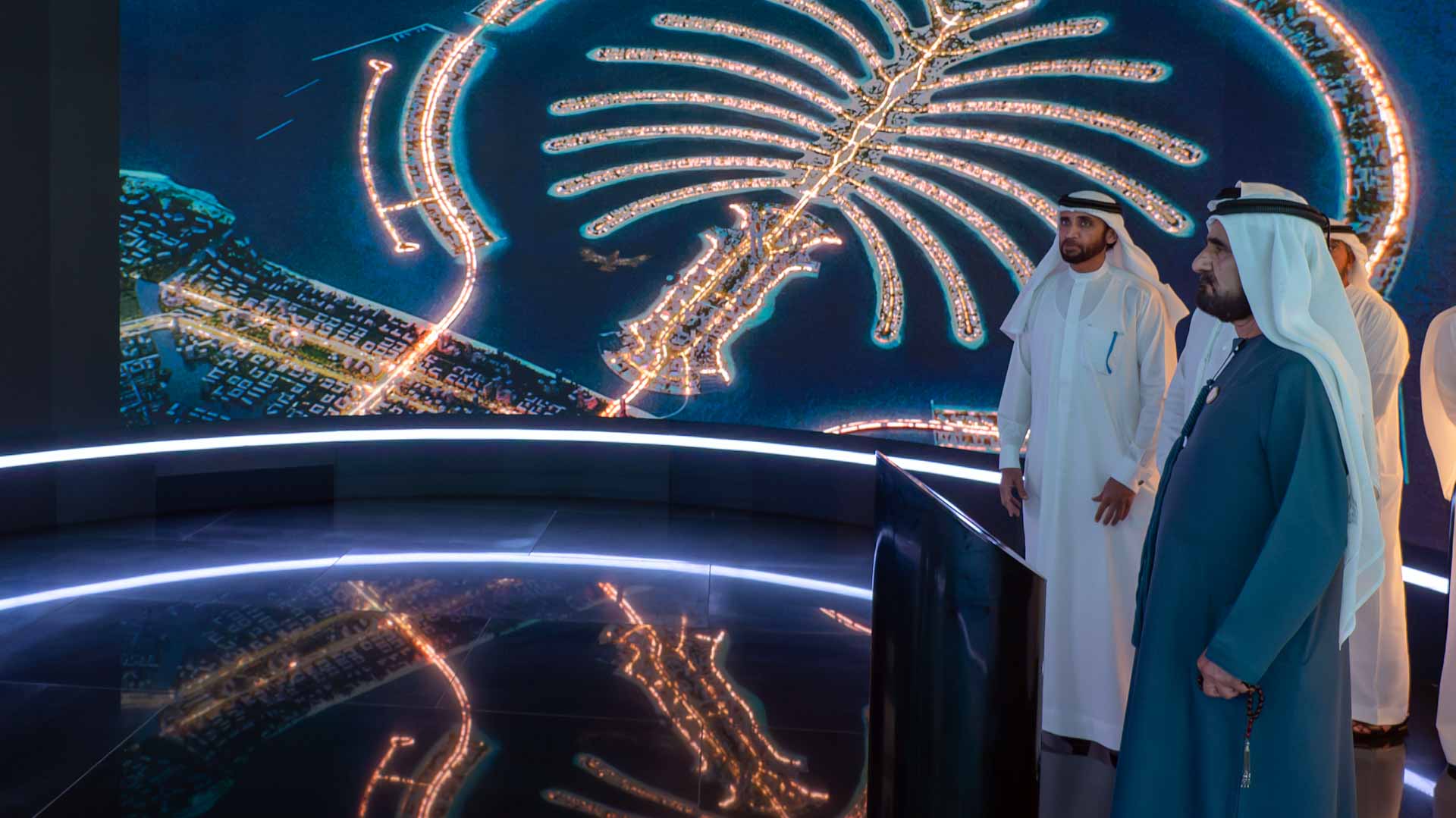 Image for the title: Mohammed bin Rashid approves new masterplan for Palm Jebel Ali 