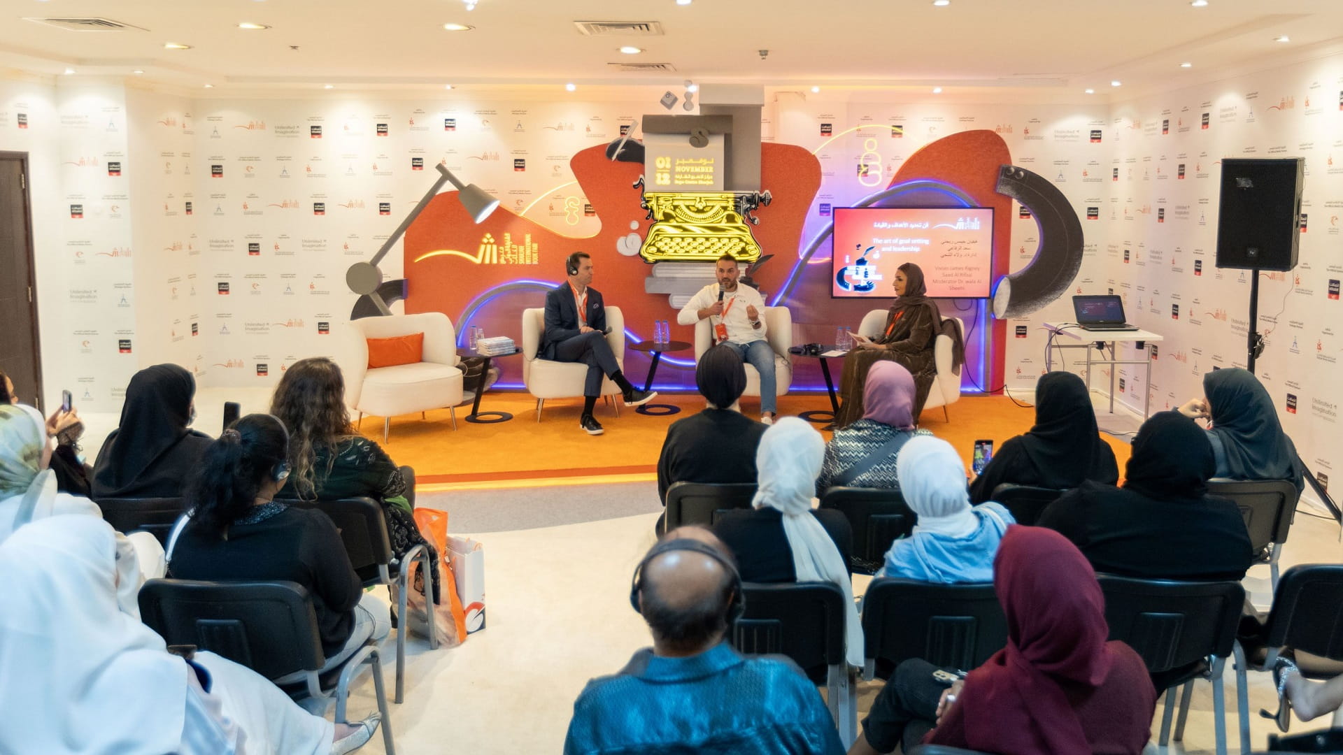 Image for the title: Rigney joins Alrefaei at SIBF in handing lessons on leadership 