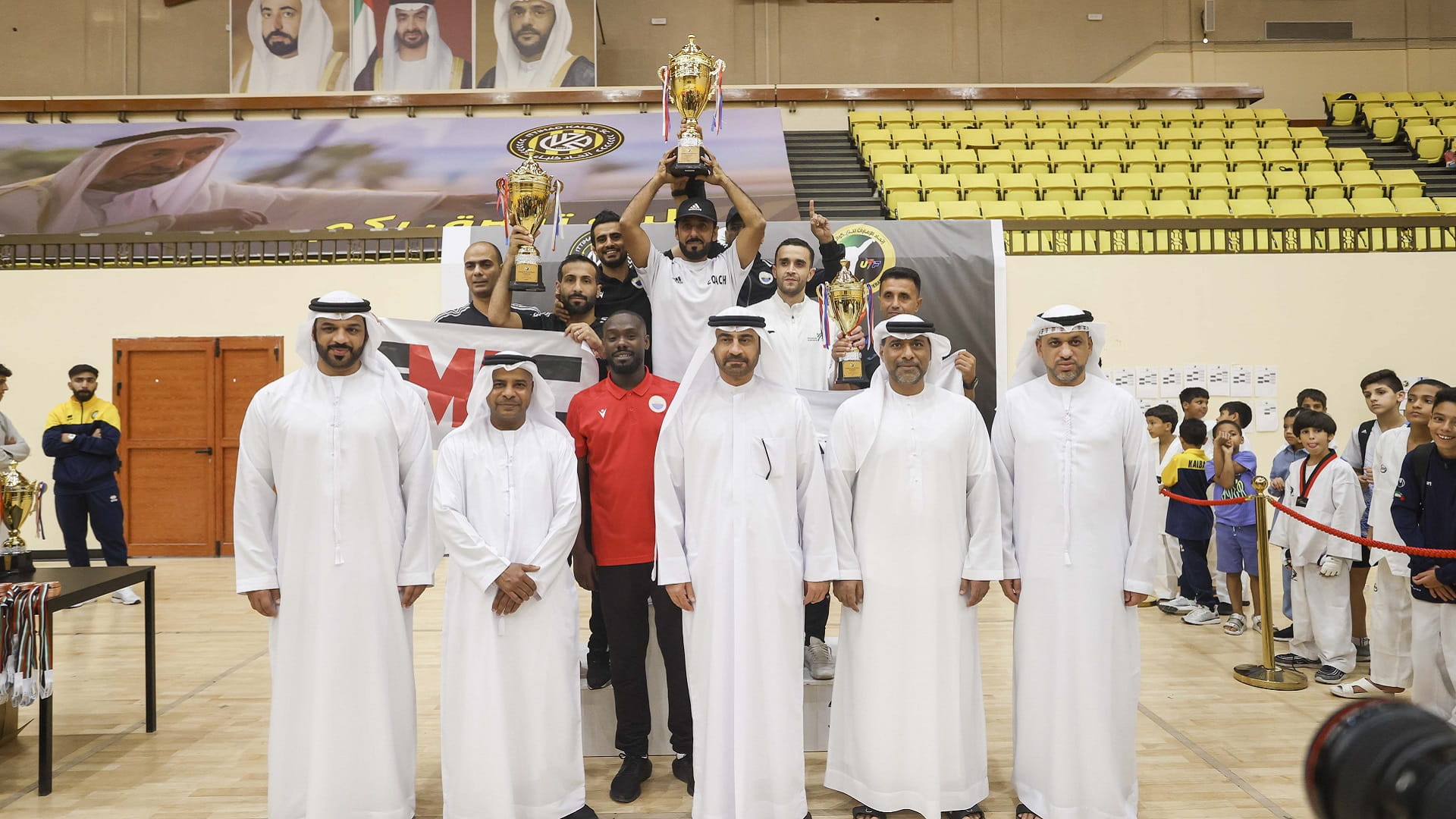 Image for the title: Sharjah Club UAE Open Taekwondo champions 