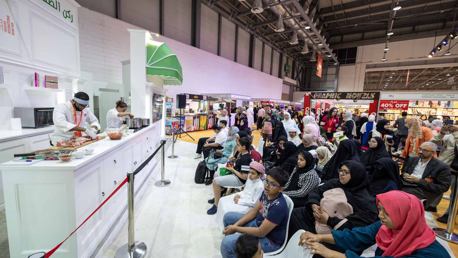 Image for the title: SIBF's cookery corner celebrates tapestry of Ethiopian cuisine 