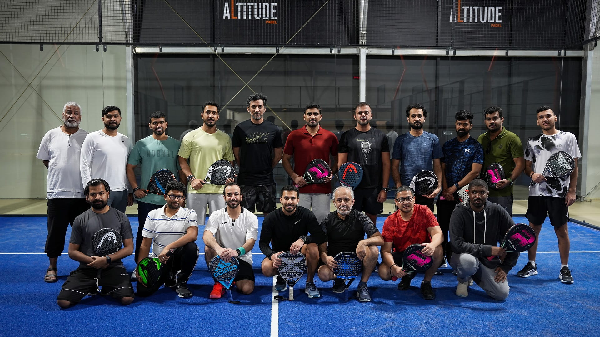 Image for the title: Padel Tournament enhances well-being and team spirit at SAM 