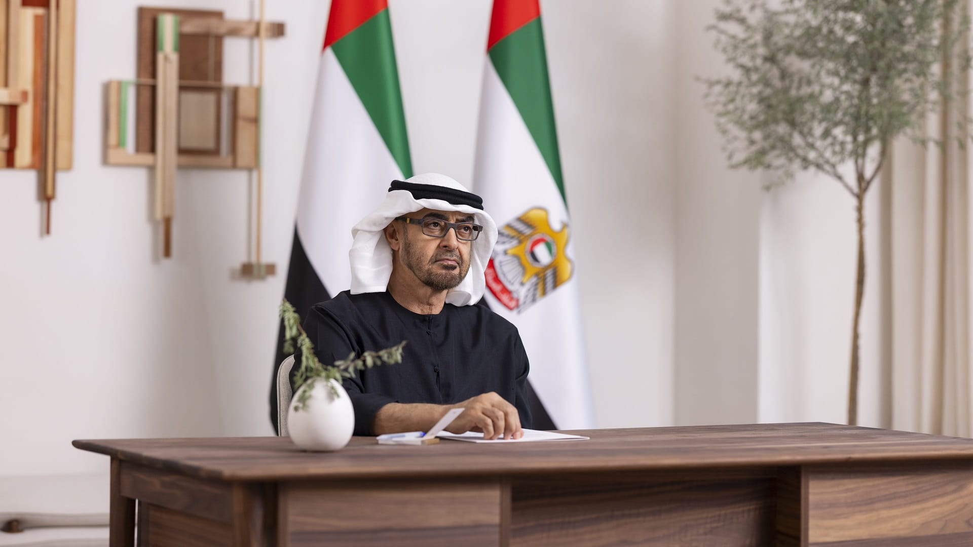 Image for the title: UAE President Participates in Virtual G20 Leaders’ Summit 