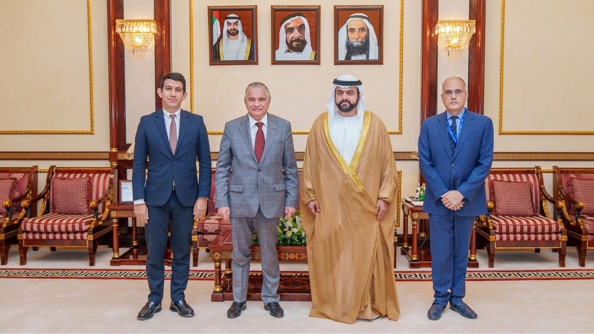 Image for the title: Fujairah Crown Prince receives Costa Rica's FM 