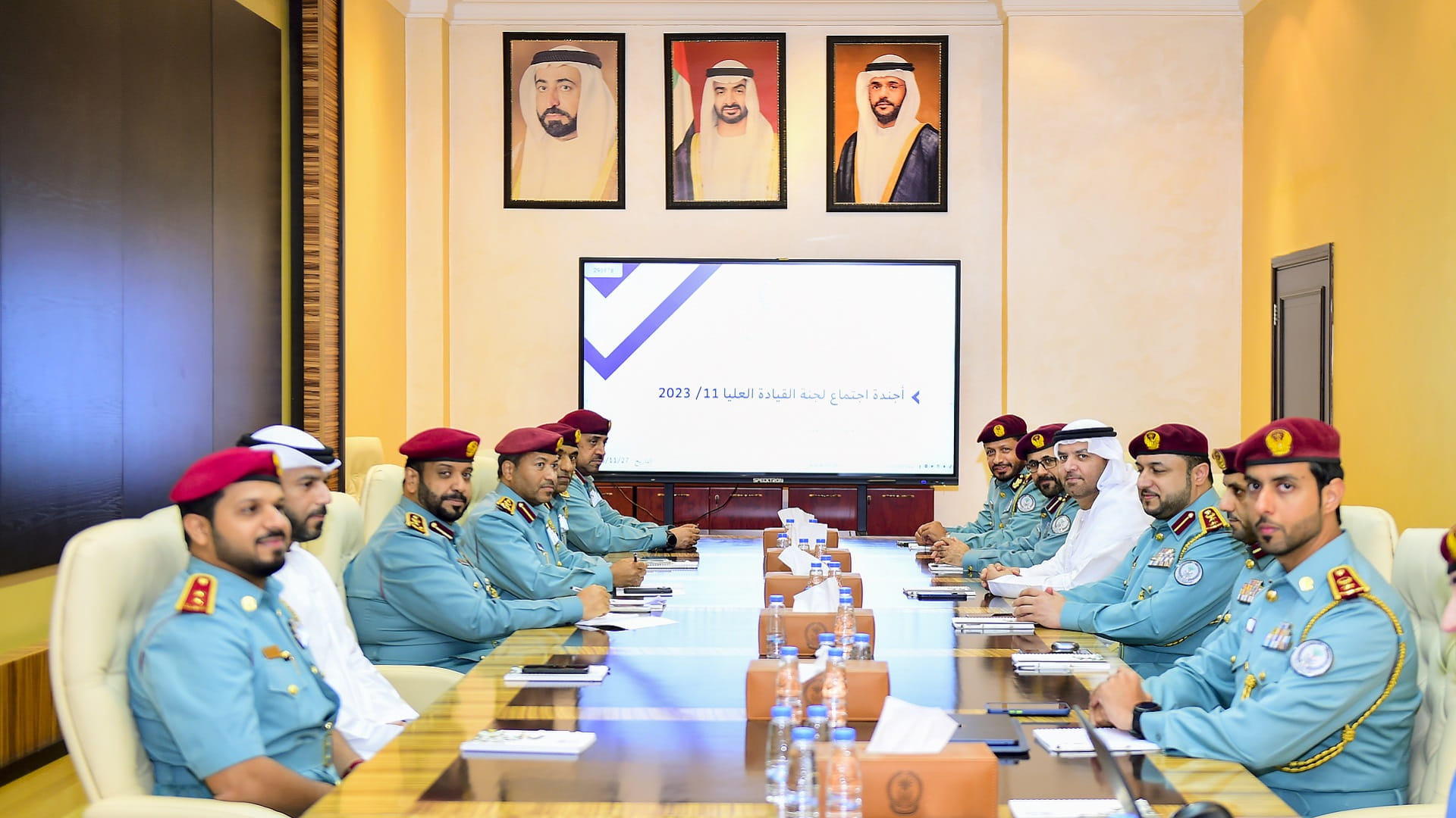 Image for the title: Al Shamsi chairs Permanent Supreme Command Committee 11th meeting 