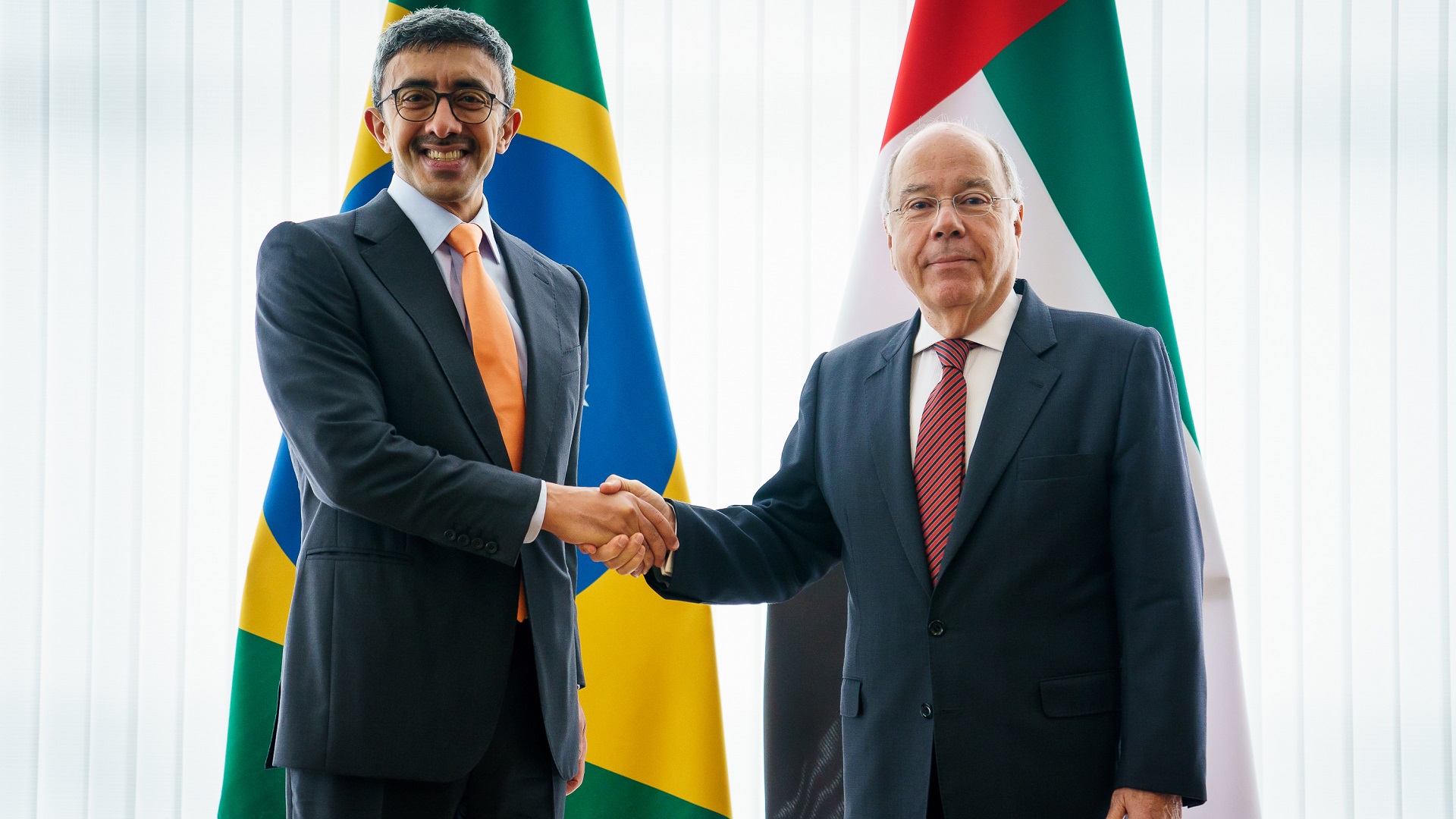 Image for the title: UAE FM, Brazilian counterpart explore strategic cooperation 