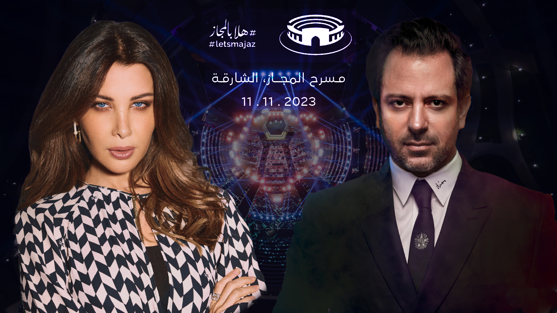 Image for the title: Nancy, Guy Manoukian promise  grand night of Music in Sharjah 