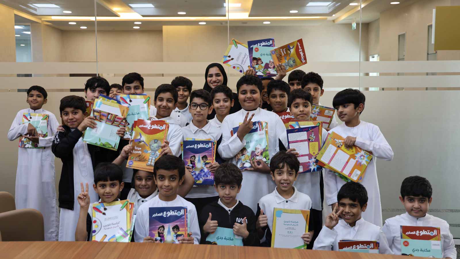 Image for the title: SAVW conducts workshop for 102 children at Zayed Complex 